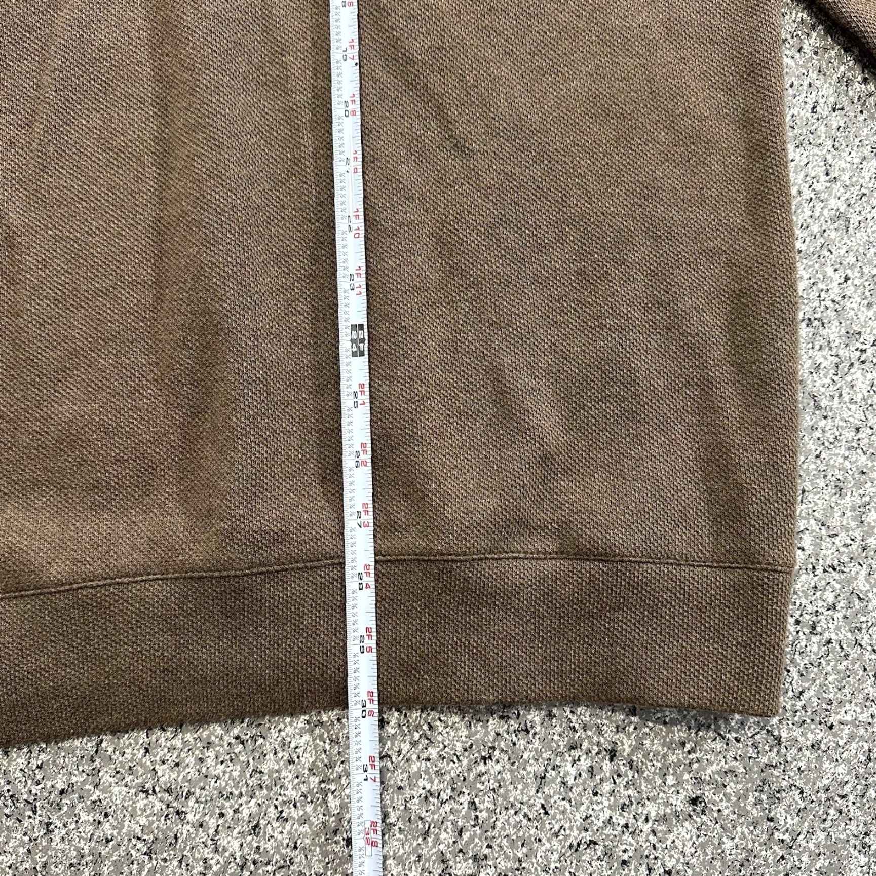 Jos. A. Bank Jos. A. Bank Pullover Sweater Mens L Mock Neck Long Sleeve Brown Cotton Size US L / EU 52-54 / 3 - 4 Thumbnail