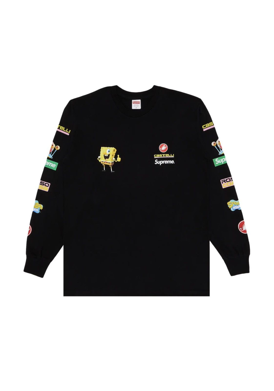 トップス Supreme SpongeBob SquarePants L/S Tee Supreme SpongeBob SquarePants Castelli Racing L S Tee (SS25