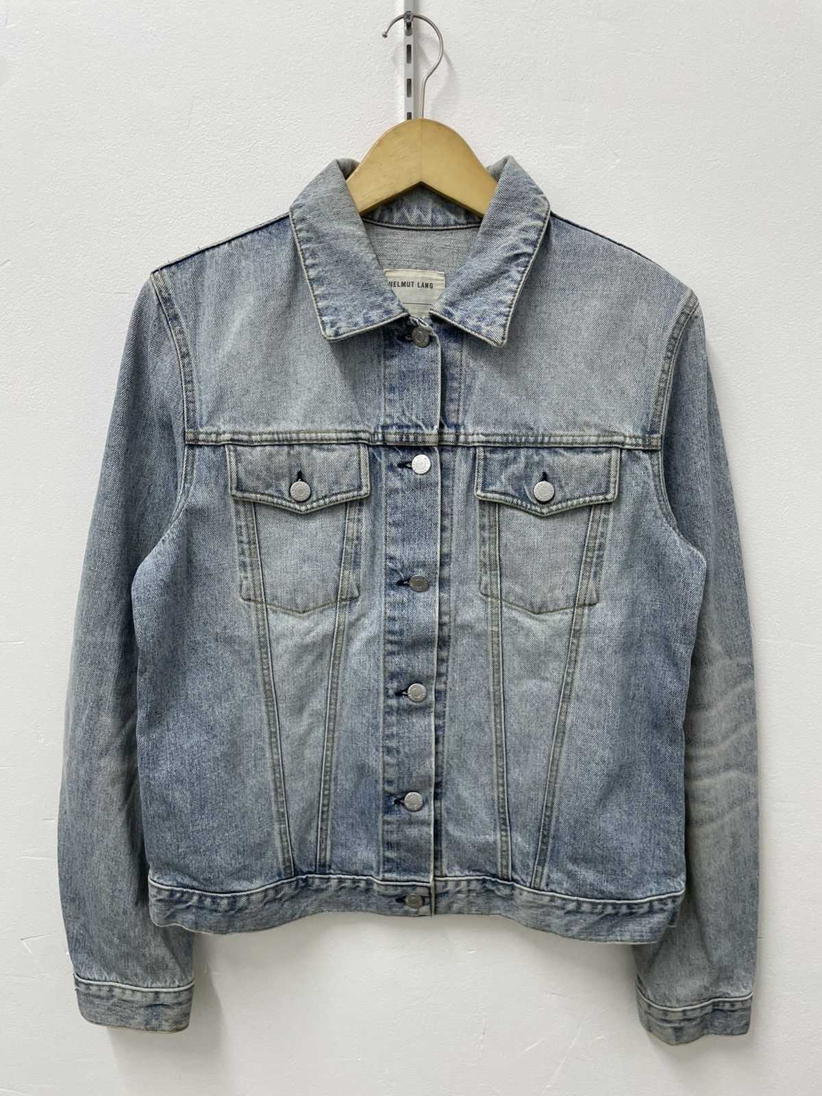Helmut Lang Helmut Lang Waxed Denim Jacket Black | Grailed