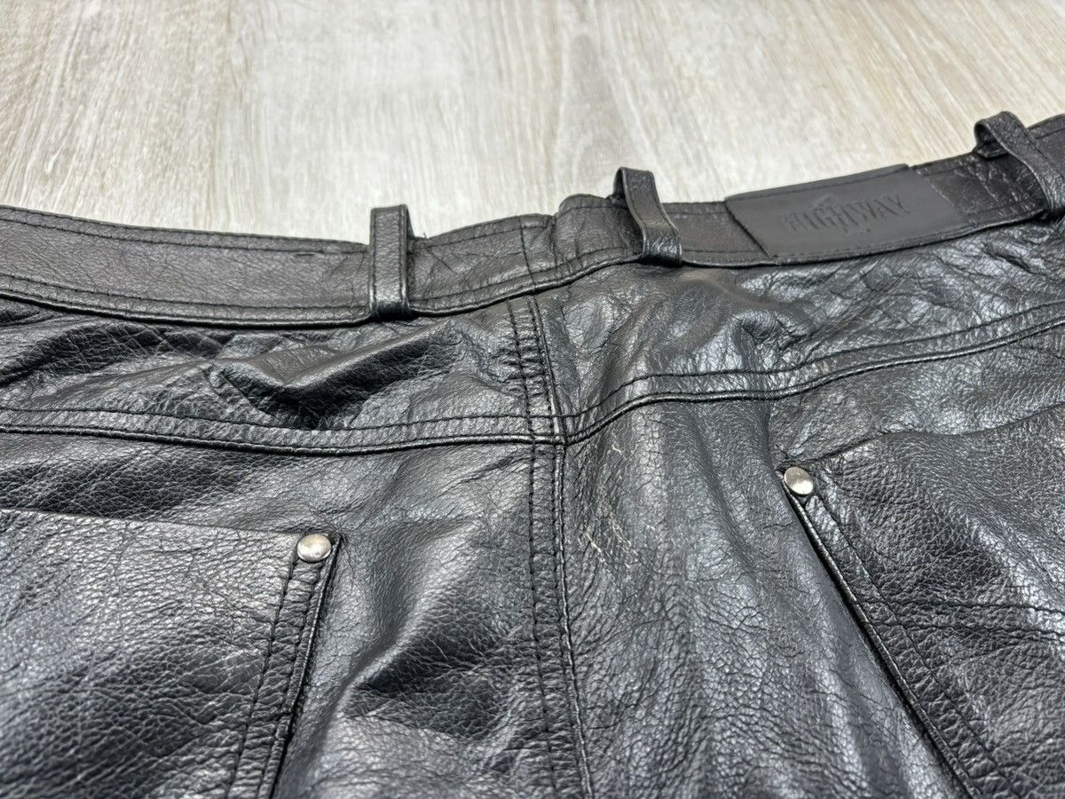 Leather × Vintage Mens biker motorcycle leather pants Highway Size 52 Size US 34 / EU 50 - 10 Thumbnail