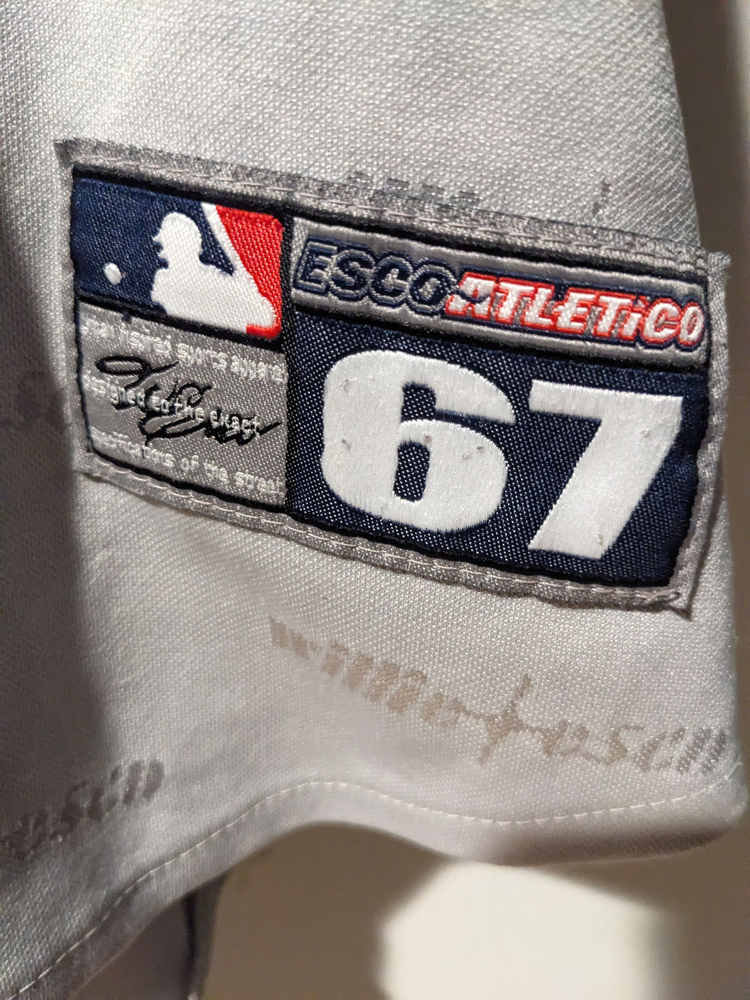 New York Yankees × Vintage Vintage Y2K New York Yankees ESCO Athletic Baseball Jersey Size US L / EU 52-54 / 3 - 3 Thumbnail