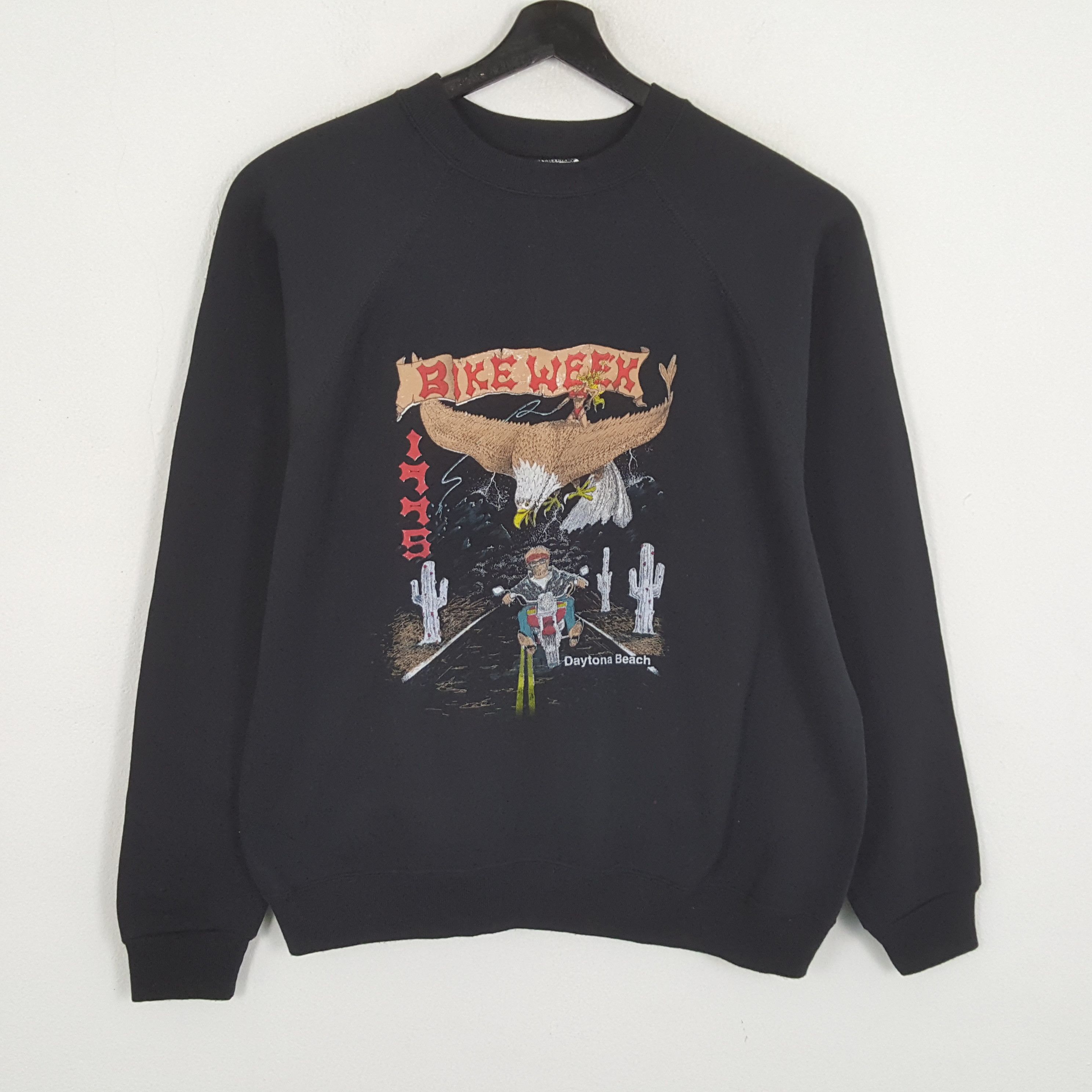 Daytona × Vintage BIKE WEEK DAYTONA BEACH 1995 Vintage Sweatshirt Size US L / EU 52-54 / 3 - 1 Thumbnail