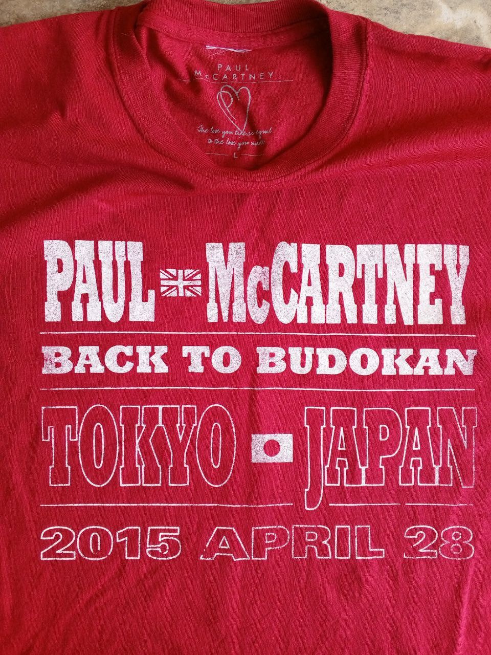 Band Tees paul mccartney back to budokan live in japan 2015 Size US L / EU 52-54 / 3 - 3 Thumbnail