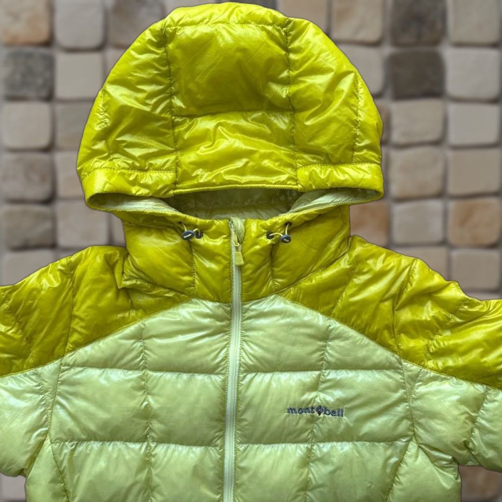 Montbell VINTAGE Montbell Down Jacket Women Yellow M Regular Nylon Zip Up Winter Casual Size M / US 6-8 / IT 42-44 - 1 Thumbnail