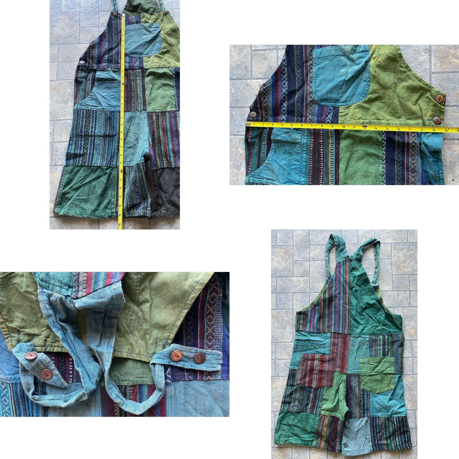Kathmandu Kathmandu Romper Women’s S Patchwork Sleeveless Multicolor Flaws Wear Size 28" / US 6 / IT 42 - 8 Thumbnail