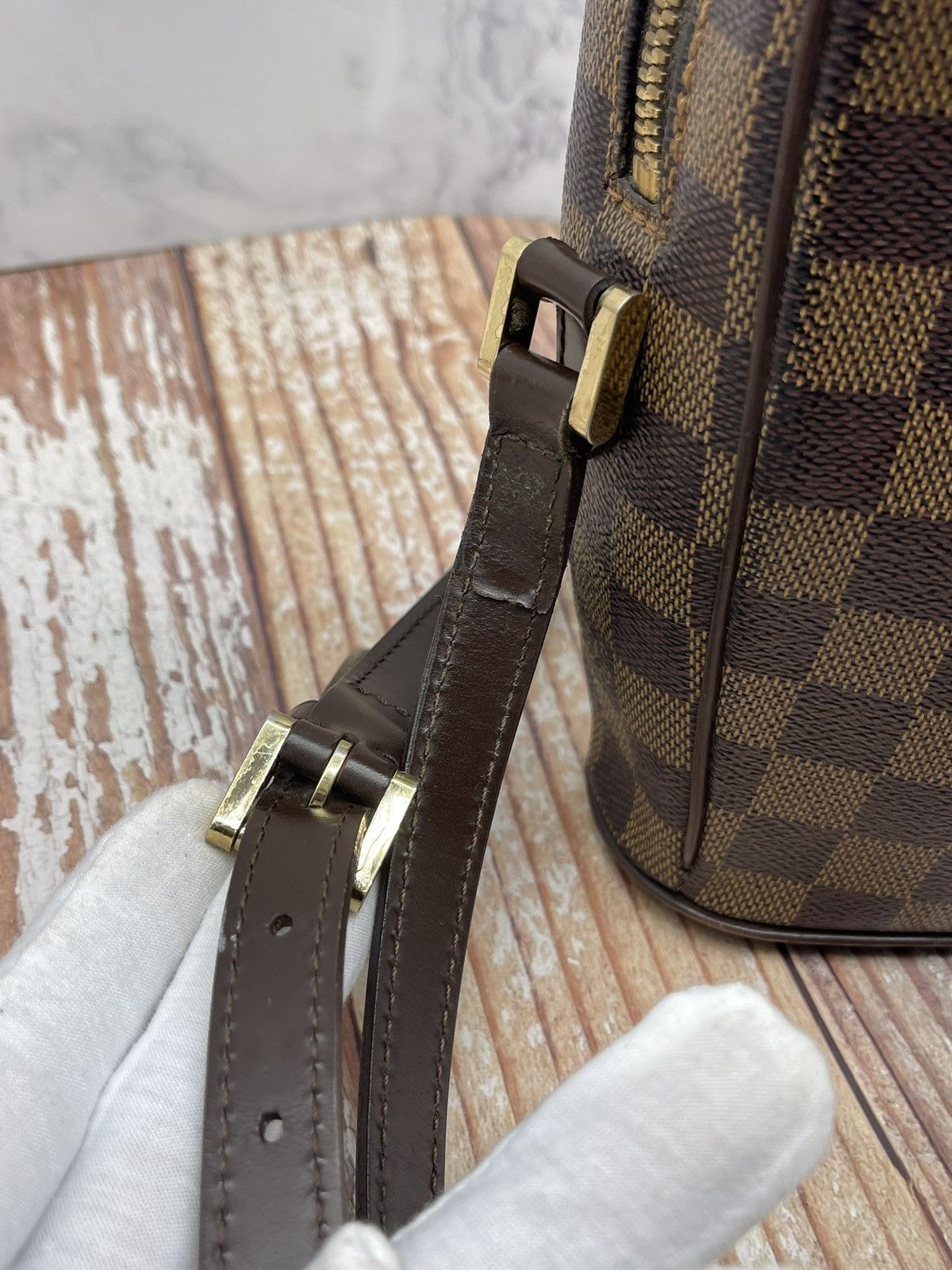 Louis Vuitton Louis Vuitton Damier Ebene Ipanema PM Size ONE SIZE - 17 Thumbnail