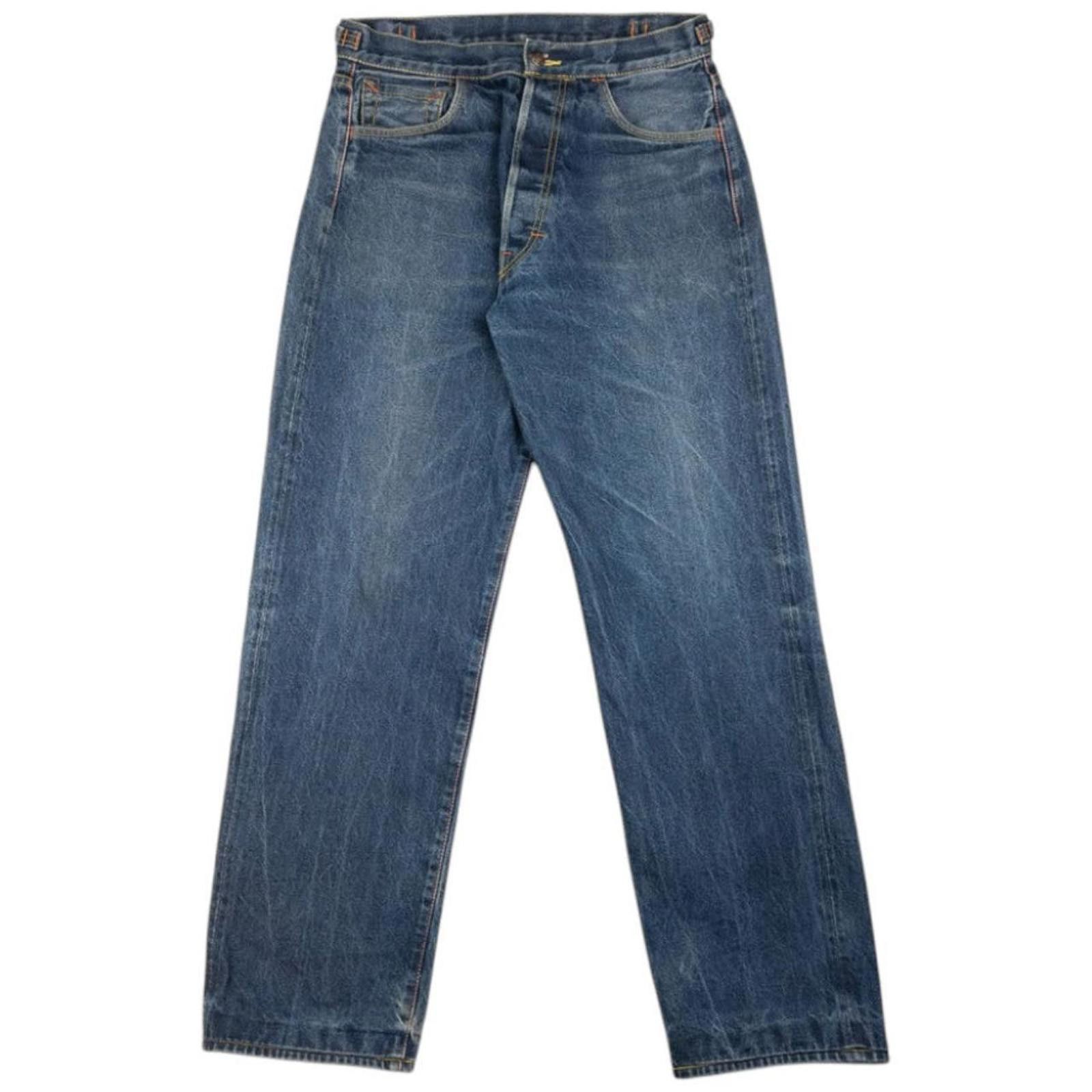 Evisu Vintage Evisu Double Wheat Gull Embroidered Denim Jeans W30 Size US 30 / EU 46 - 3 Thumbnail