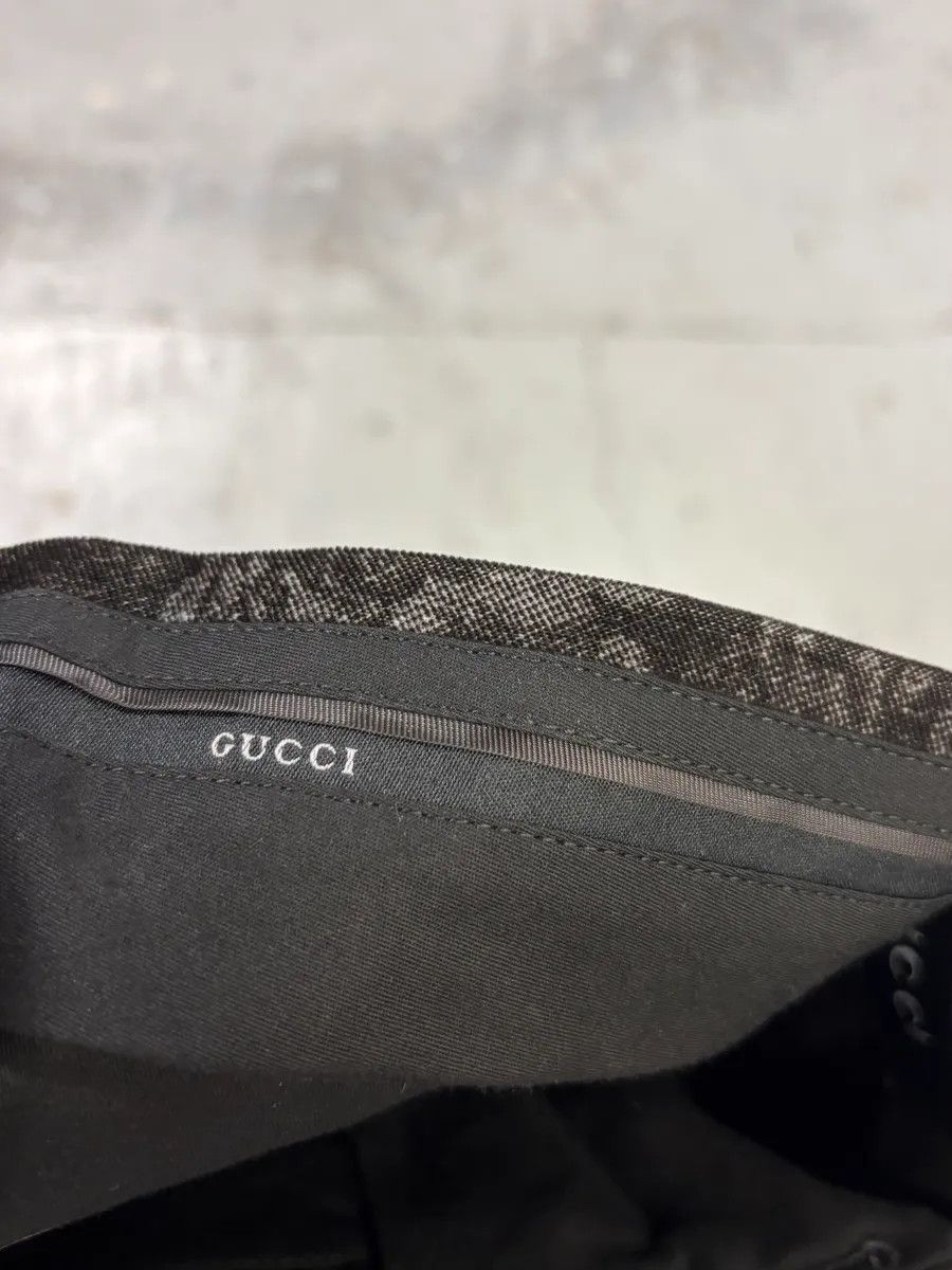 Gucci 2000s Gucci Black Viscose Flower Nature Pants Size US 32 / EU 48 - 8 Thumbnail