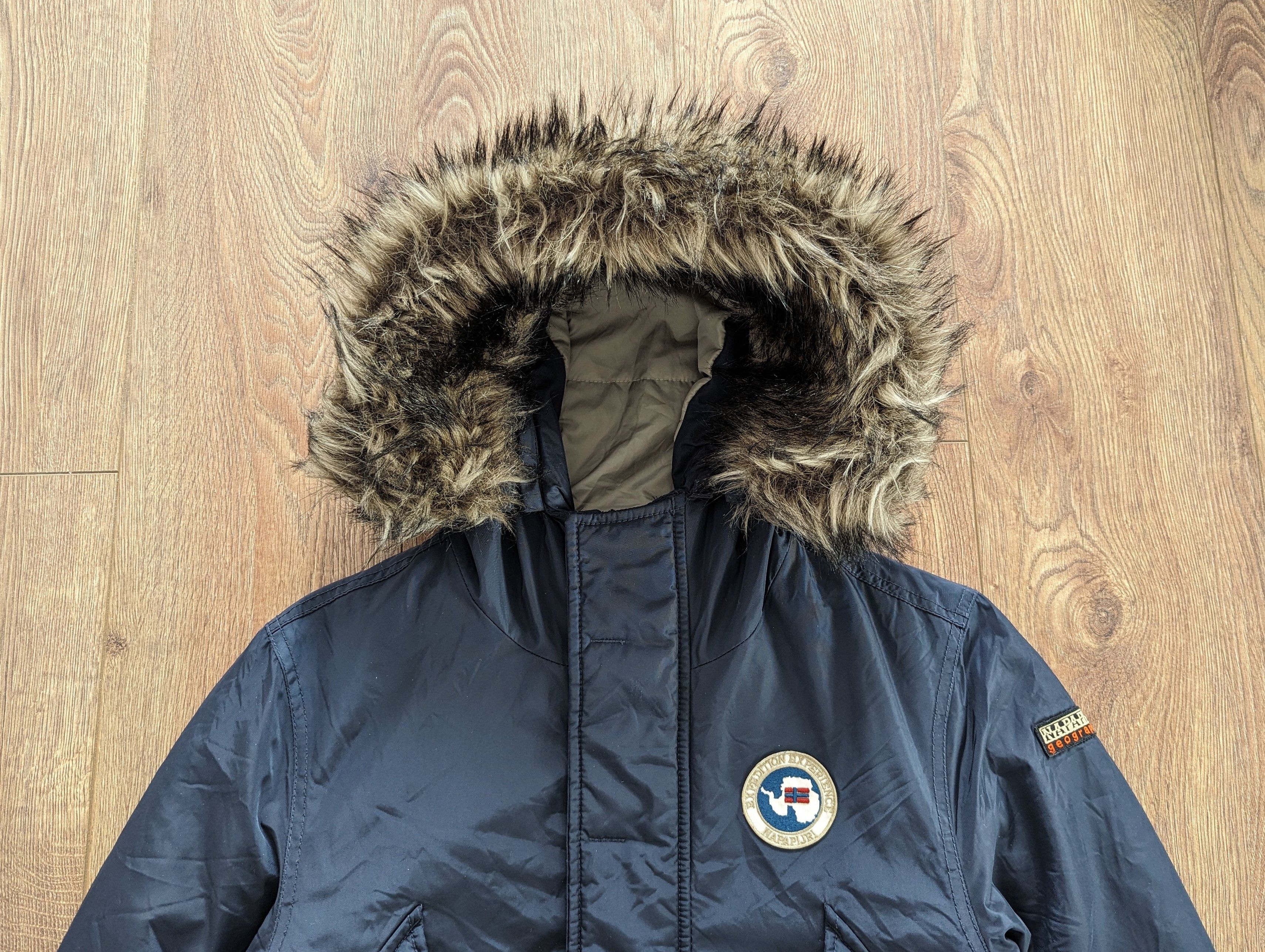 Napapijri Napapijri Men's Parka Jacket With Fur Size M Casual Clothing Size US M / EU 48-50 / 2 - 2 Thumbnail