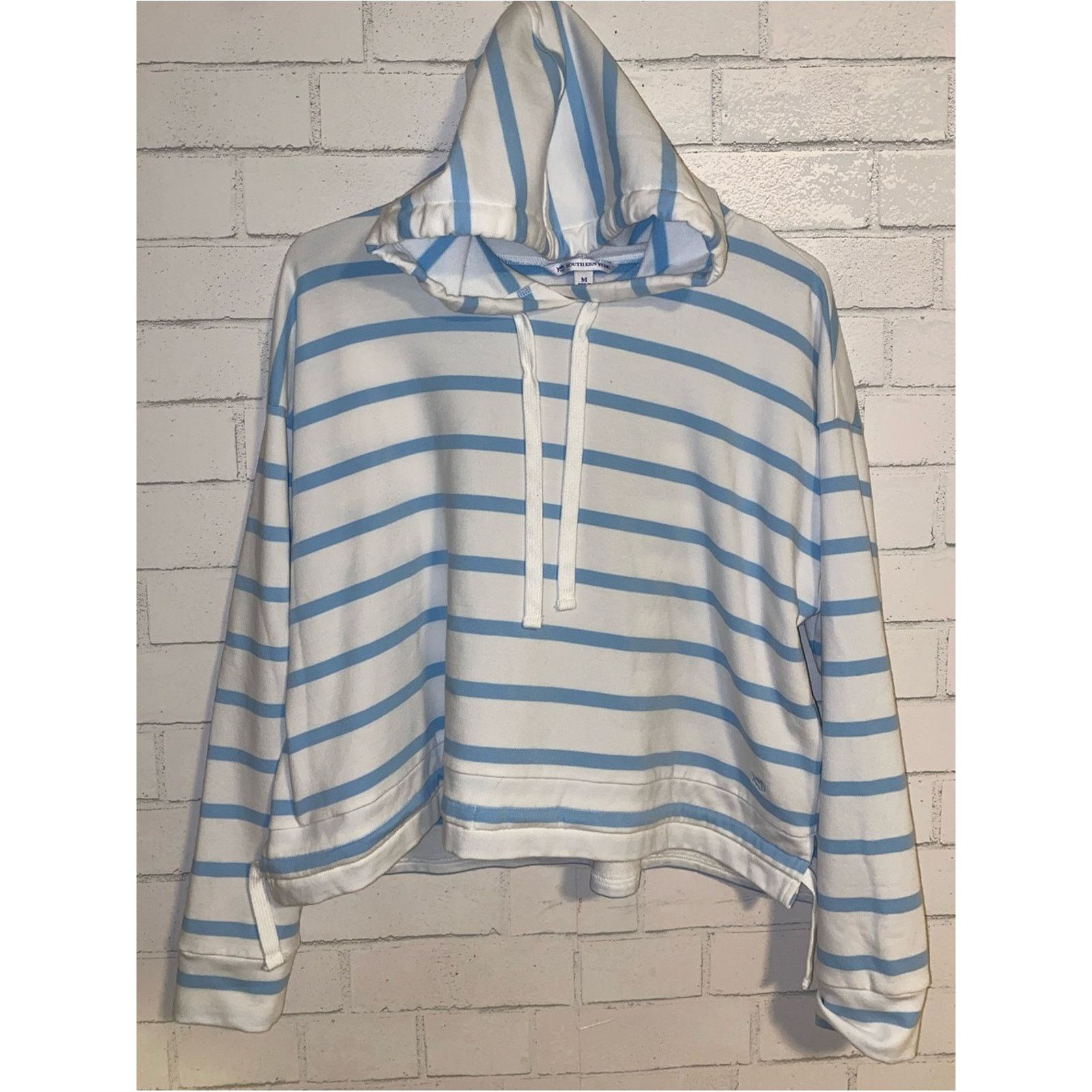 Southern Tide Southern Tide Country Club Prep $88 Stripes Coastal Hoodie M Size M / US 6-8 / IT 42-44 - 2 Thumbnail
