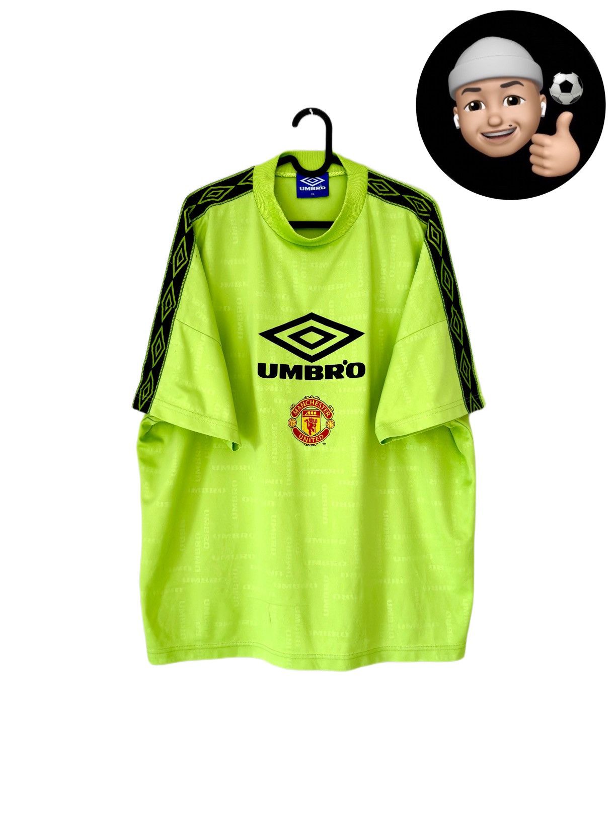Umbro × Vintage 1994 1996 Manchester United Umbro Vintage Top Soccer Jersey Size US XL / EU 56 / 4 - 1 Thumbnail