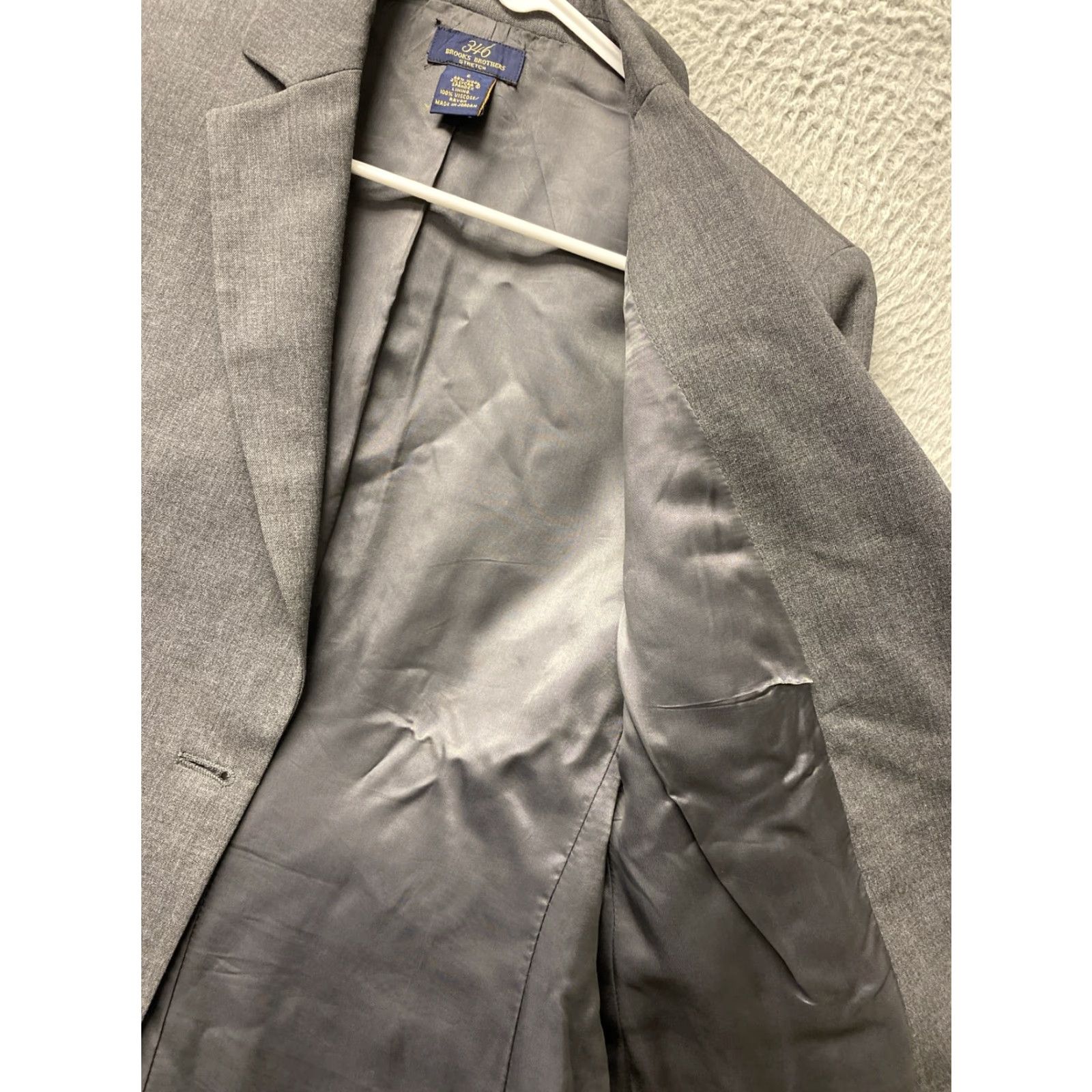 Brooks Brothers VINTAGE Brooks Brothers Blazer WOMENS 6 Gray 2 Button Sport Coat Jacket Regular Size M / US 6-8 / IT 42-44 - 7 Thumbnail