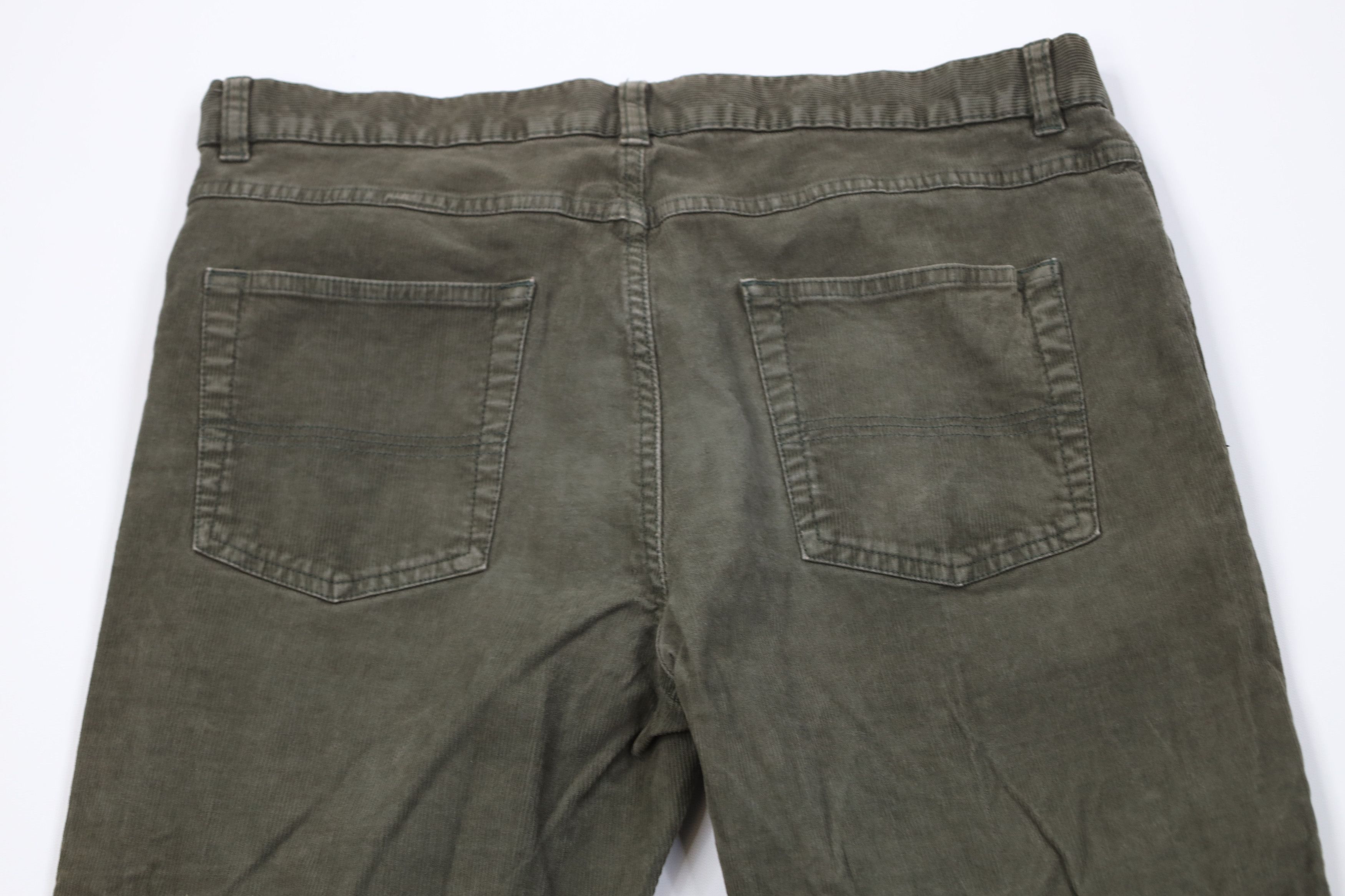 Brooks Brothers Vintage Y2K Brooks Brothers Corduroy Chino Pants Green Size US 34 / EU 50 - 8 Thumbnail