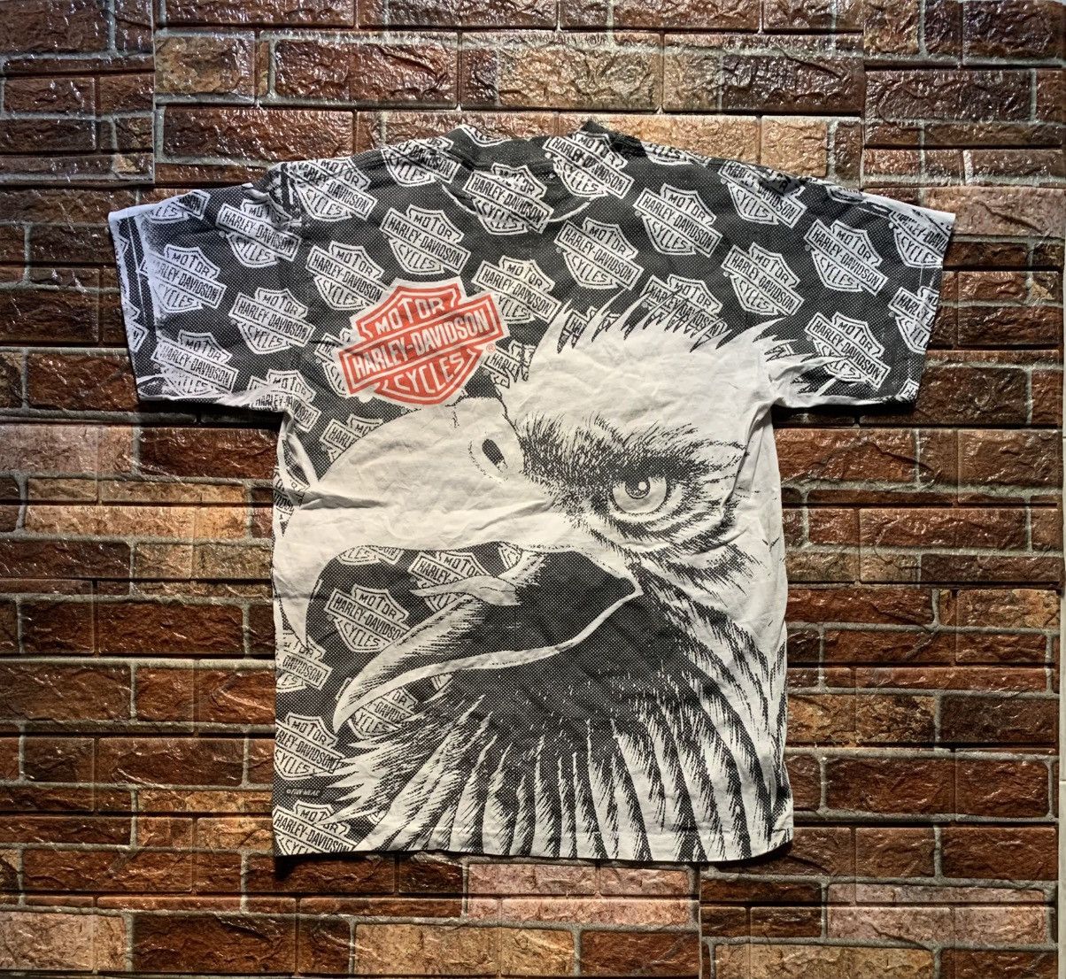 Harley Davidson Vintage harley davidson full printed tshirt Size US L / EU 52-54 / 3 - 6 Thumbnail
