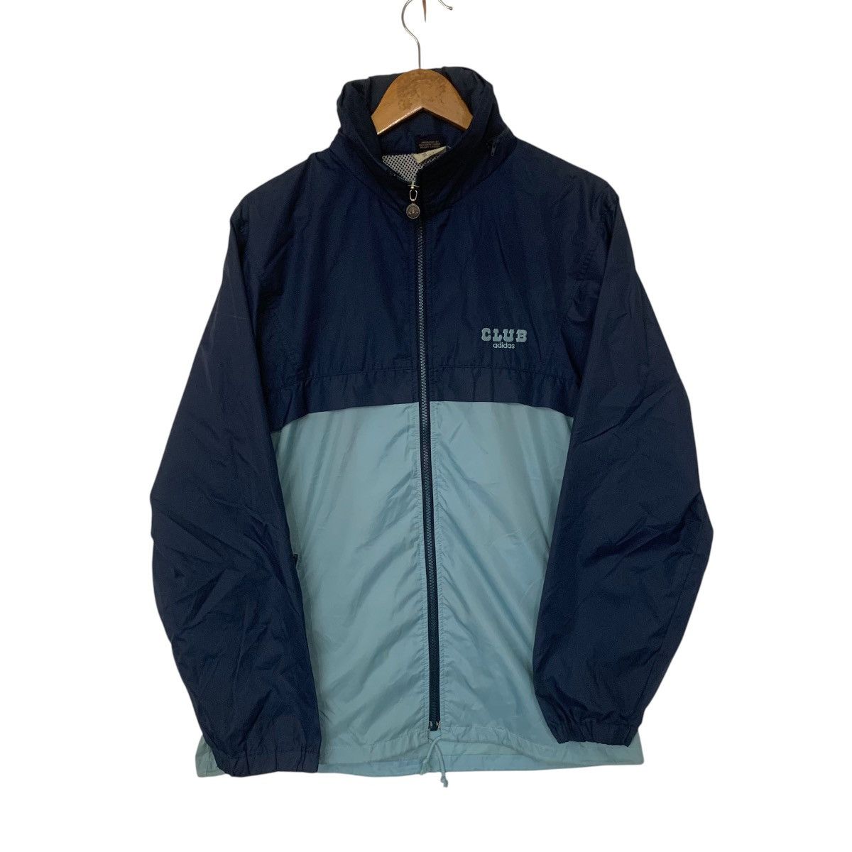 Adidas × Vintage Vintage Adidas Windbreaker Sweater Running Sport Medium Size US M / EU 48-50 / 2 - 1 Thumbnail