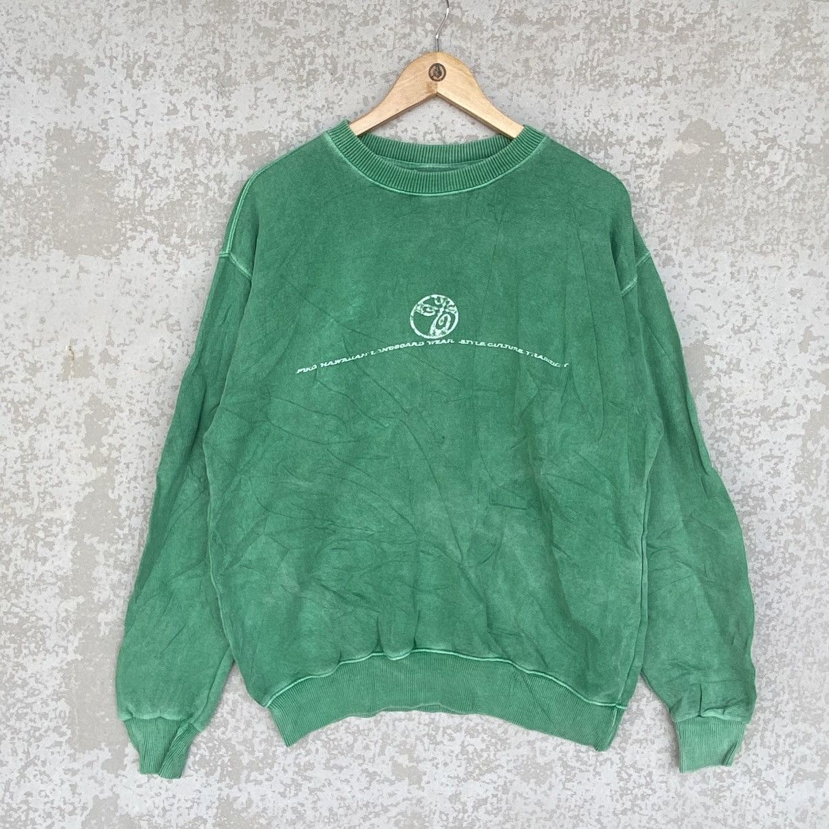 Other Vintage Piko Hawaii Big Printed Crewneck Sweatshirt Green Size US M / EU 48-50 / 2 - 1 Thumbnail