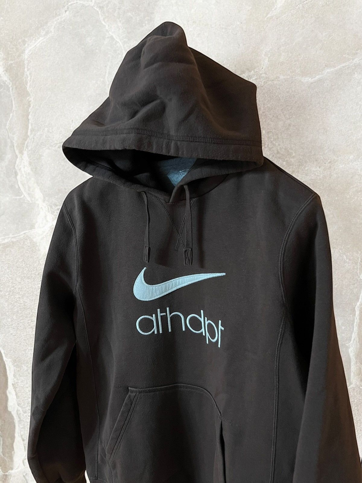 Nike × Vintage NIKE BROWN VINTAGE hoodie ATHLETIC DEPT. ATHDPT hooded y2k Size US M / EU 48-50 / 2 - 2 Thumbnail