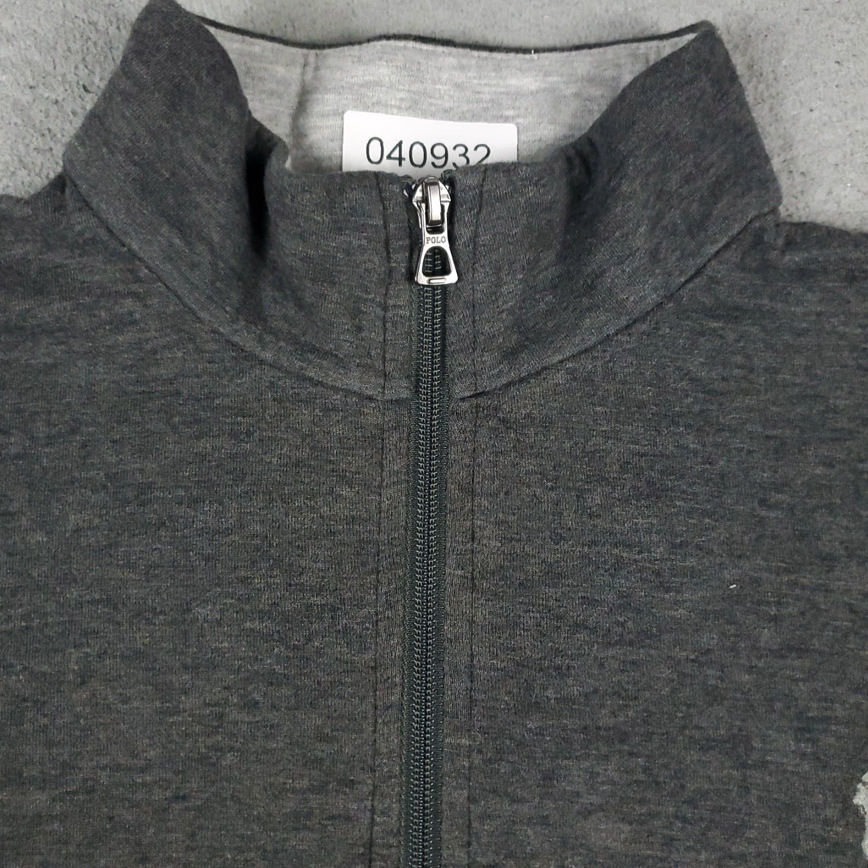 Polo Ralph Lauren Ralph Lauren Pullover Sweater Mens Large Gray 1/4 Zip Up Pony Logo Cotton Size US L / EU 52-54 / 3 - 2 Thumbnail
