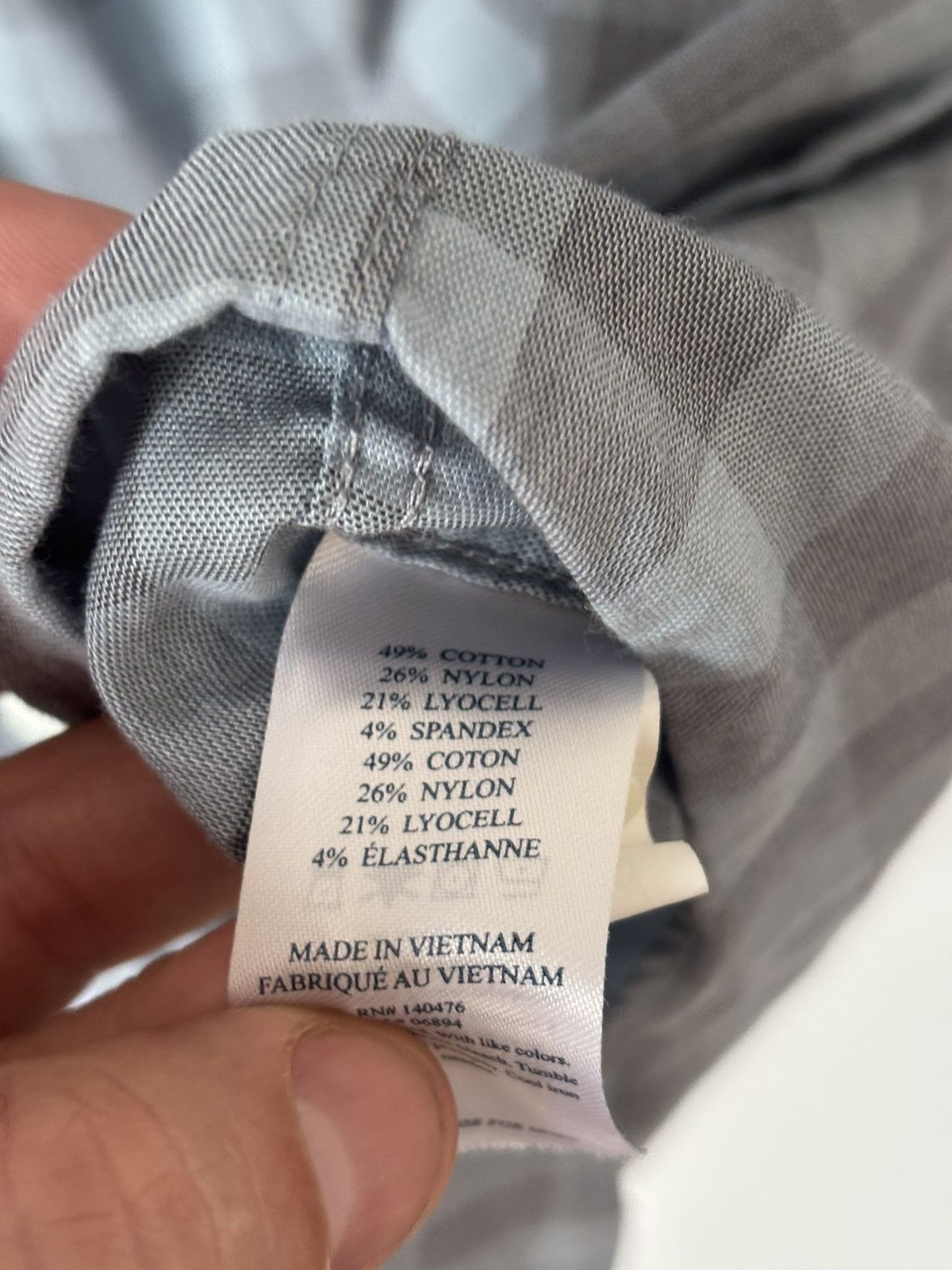 Faherty Faherty Blue Gray Check Button Up Shirt XXL Size US XXL / EU 58 / 5 - 6 Thumbnail