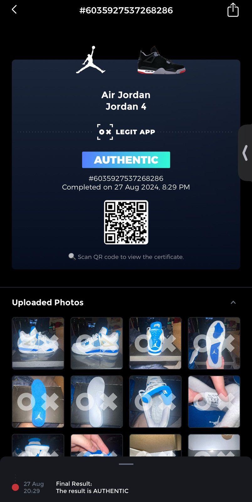 Jordan Brand Air Jordan 4 Military Blue’s Size US 11 / EU 44 - 18 Thumbnail