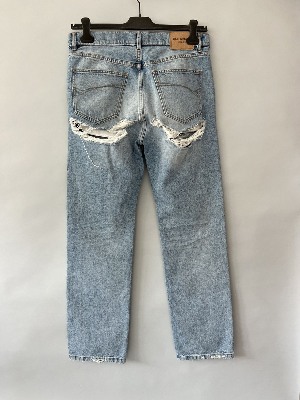 Balenciaga Balenciaga Ripped Distressed Jeans Size US 29 - 2 Thumbnail