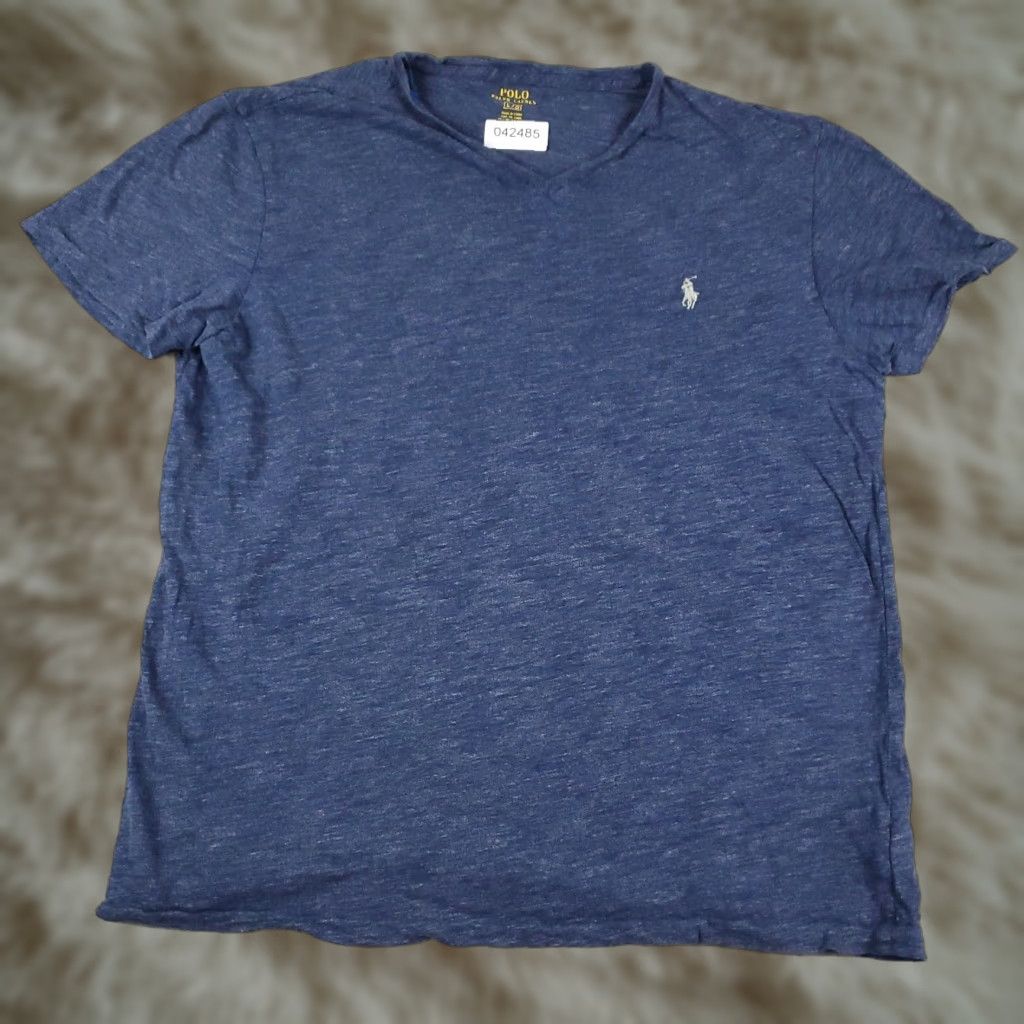 Ralph Lauren Ralph Lauren T-Shirt Mens Large Blue Casual Short Sleeve Crew Neck Classic Sports Size US L / EU 52-54 / 3 - 1 Thumbnail