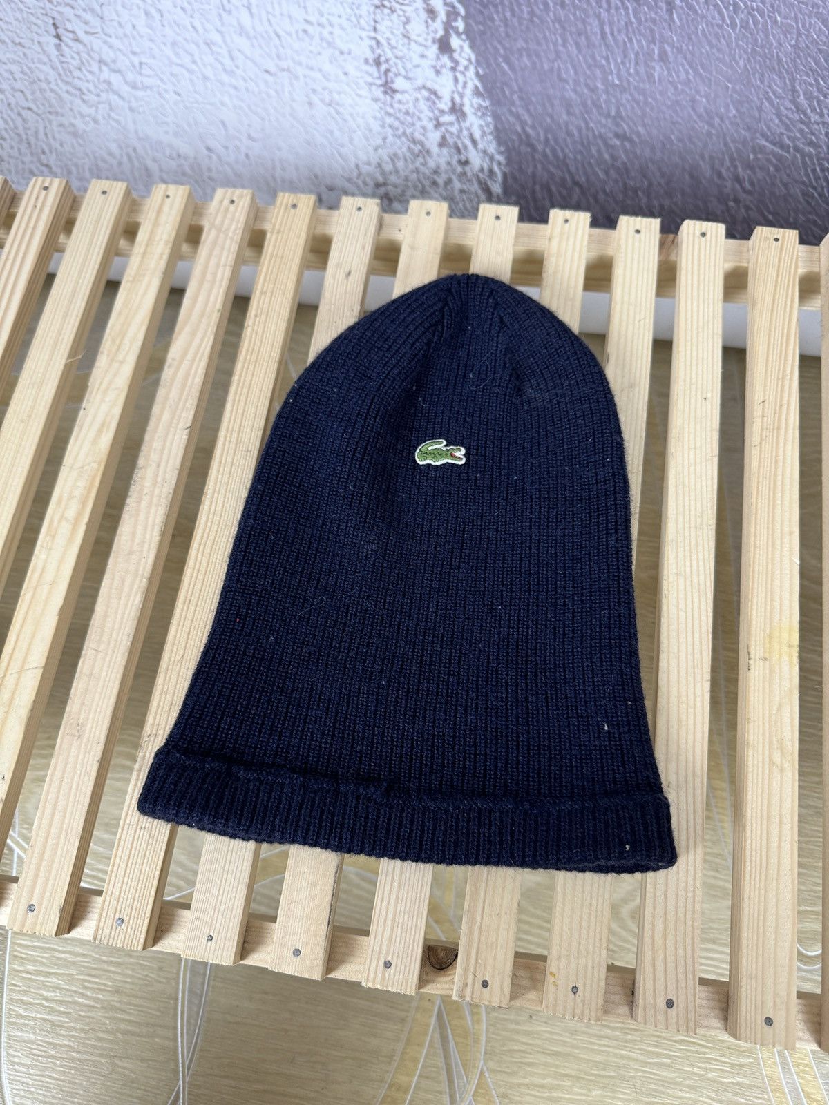 Lacoste Lacoste vintage wool blend beanie hat Size ONE SIZE - 4 Thumbnail