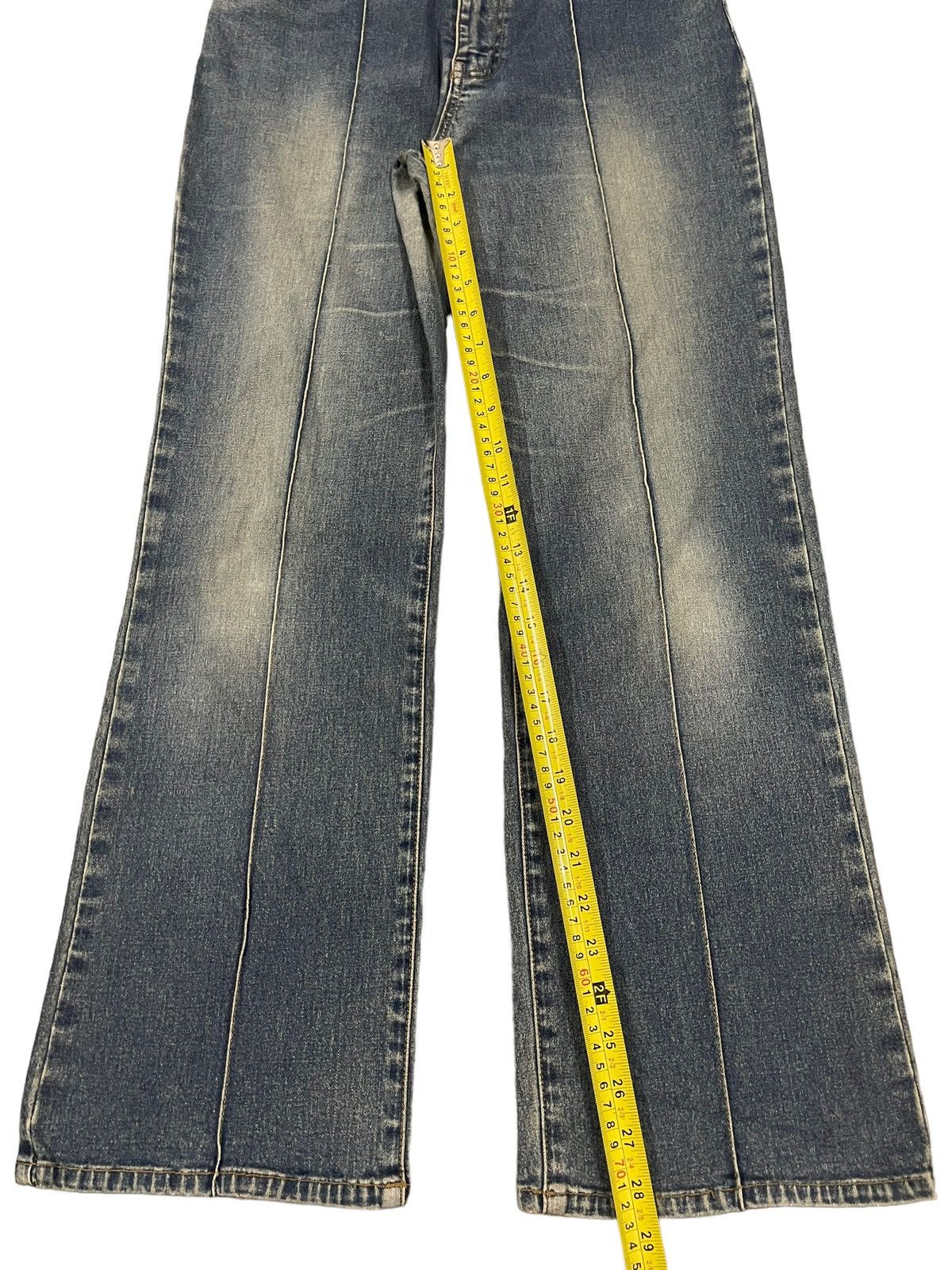 14th Addiction Vintage Japanese Brand Blue Wash Style Baggy Jeans Size US 30 / EU 46 - 11 Thumbnail