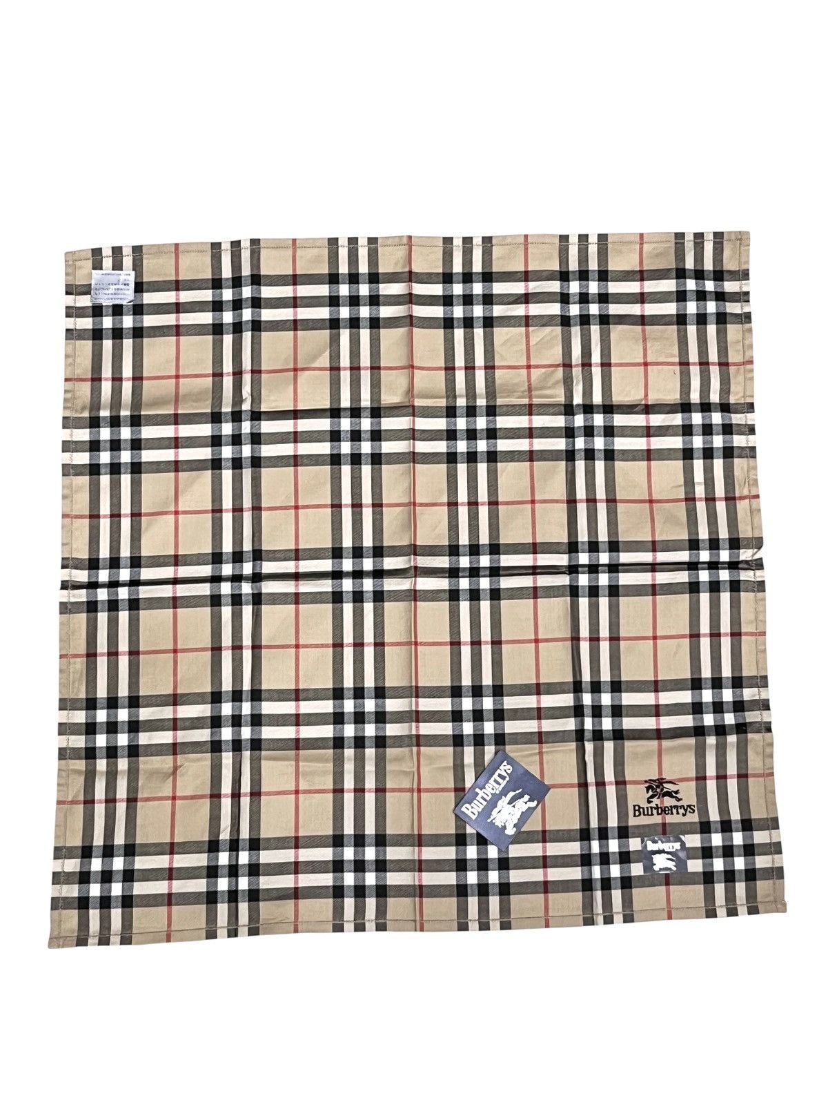 Burberry Vintage Burberrys Nova Check Handkerchief NOS Japan Size ONE SIZE - 4 Thumbnail