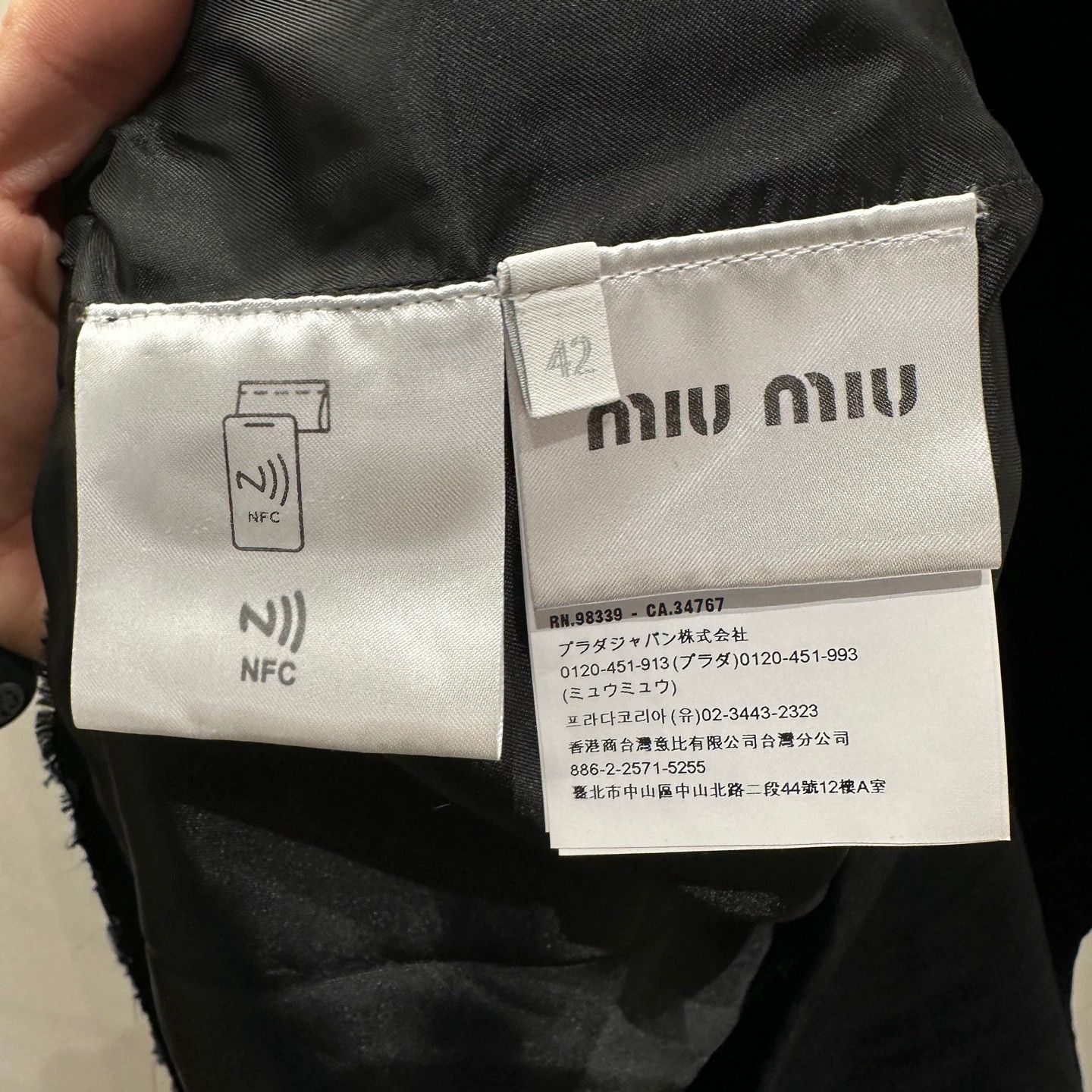 Miu Miu MIU MIU mar252 logo velvet cami dress 42 Size M / US 6-8 / IT 42-44 - 4 Thumbnail
