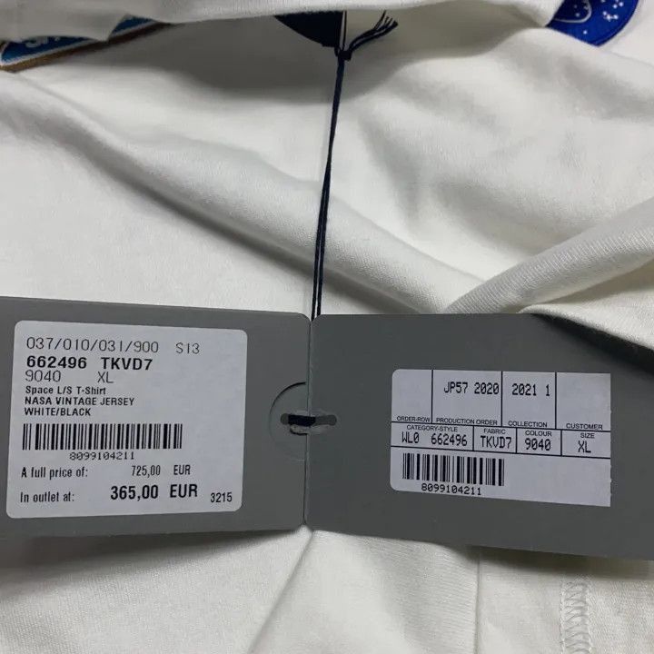 Balenciaga Balenciaga Balenciaga x NASA Long Sleeve TShirt -2507 Size US XL / EU 56 / 4 - 4 Thumbnail