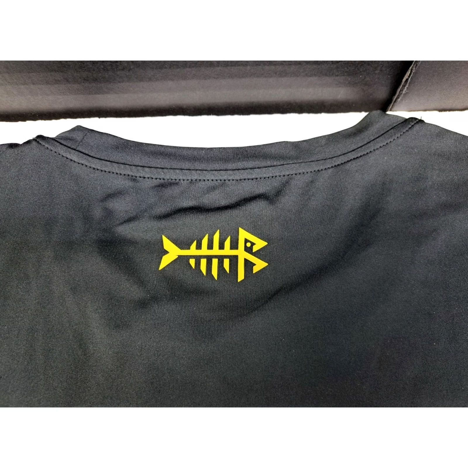 Vintage BassDash Mens Short Sleeve Fishing Shirt UPF 50 UV Stretch Black 3XL #6982 Size US XXL / EU 58 / 5 - 2 Thumbnail