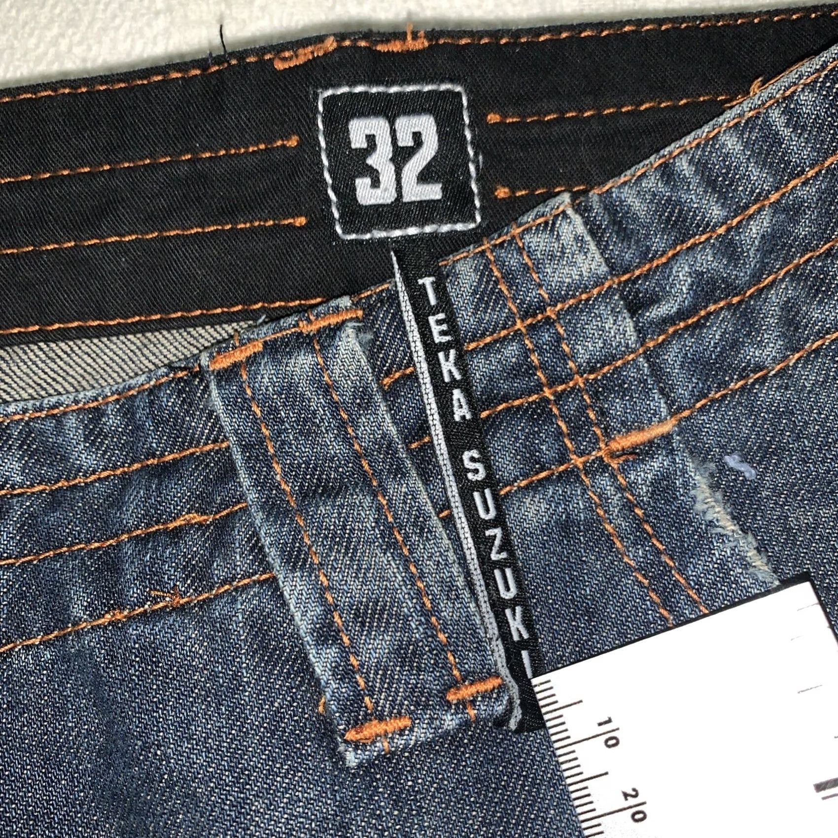 Fox Racing VINTAGE Fox Cargo Shorts Mens 32 Blue Denim Cargo Pocket 90s Grunge Y2k Fox Racing Mens Mens Size US 32 / EU 48 - 7 Thumbnail