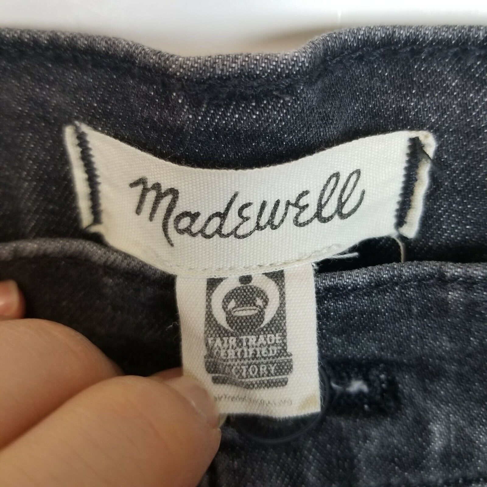 Madewell Madewell Womens The Perfect Vintage Crop Jeans Size 28 Black Size 28" / US 6 / IT 42 - 7 Thumbnail