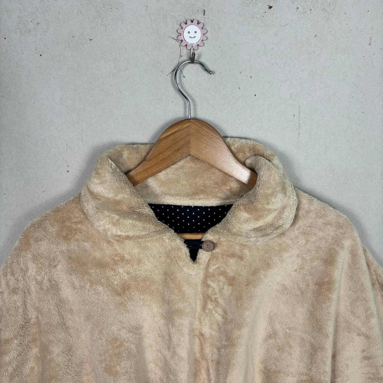 Cloak Vintage Wool Fur Poncho Cloaks Capes Brown Size US M / EU 48-50 / 2 - 4 Thumbnail