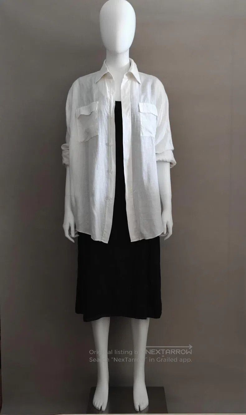 Hermes Hermes Margiela Period Linen Shirt Size S / US 4 / IT 40 - 2 Thumbnail