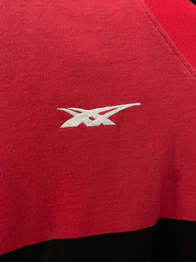 Asics Asics Japan 🇯🇵 long sleeve T-shirt red black made in japan Size US L / EU 52-54 / 3 - 13 Thumbnail