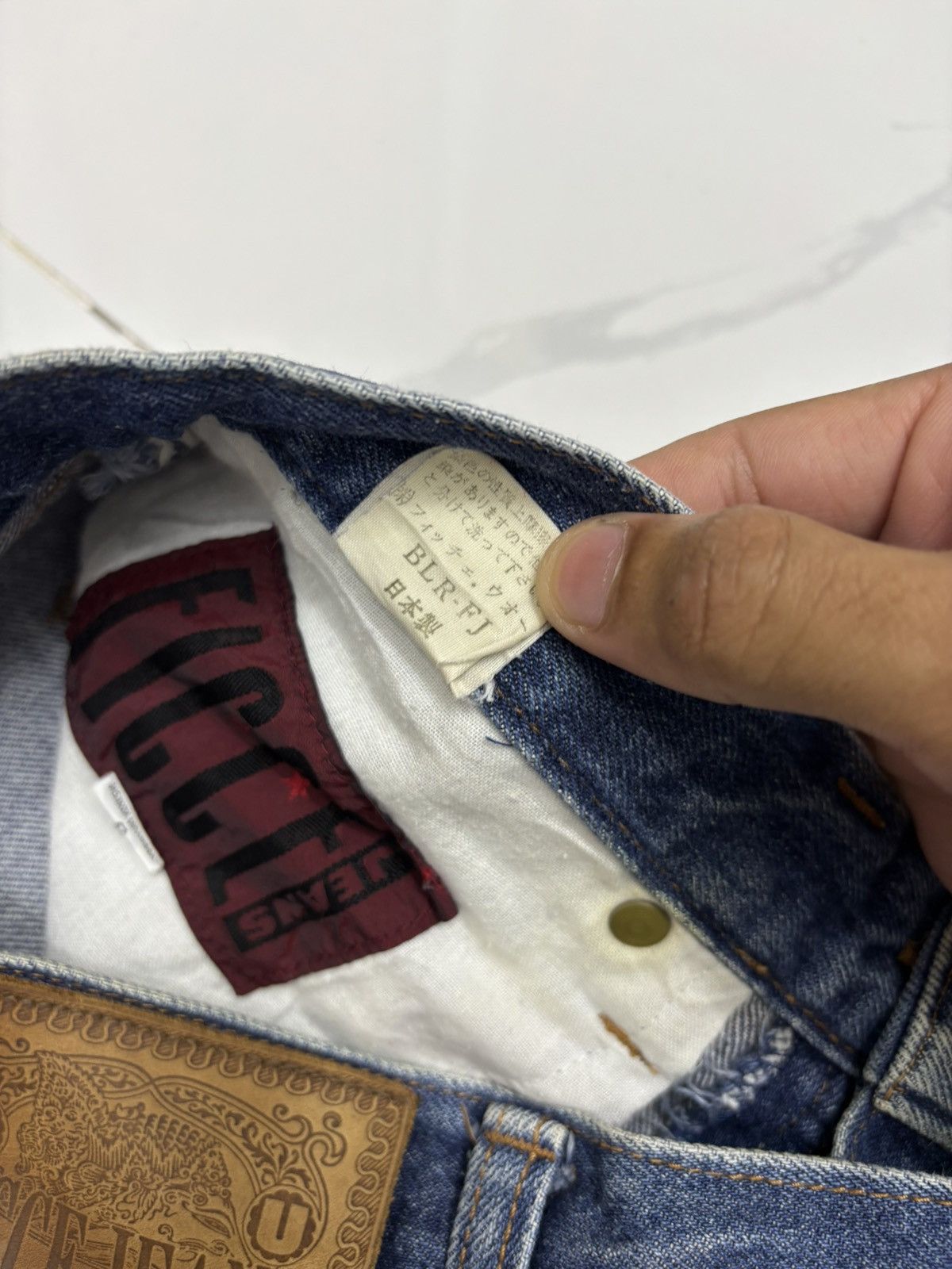 Yoshiyuki Konishi Yoshiyuki Konishi Ficce Uomo Wide Straight Leg Denim Jeans Size US 32 / EU 48 - 16 Thumbnail