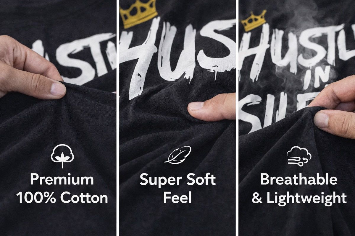 Other Hustle In Silence Drip Style Tee Built Different Collection Size US L / EU 52-54 / 3 - 2 Thumbnail
