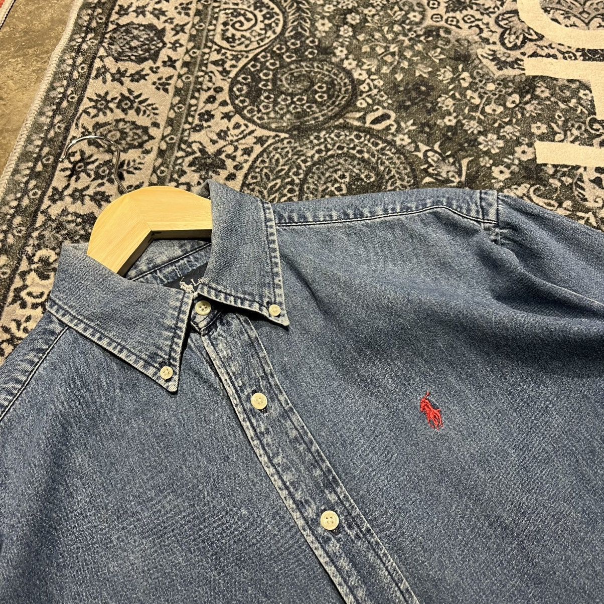 Polo Ralph Lauren Vintage Ralph Lauren Blaire Denim Shirt Size US S / EU 44-46 / 1 - 2 Thumbnail