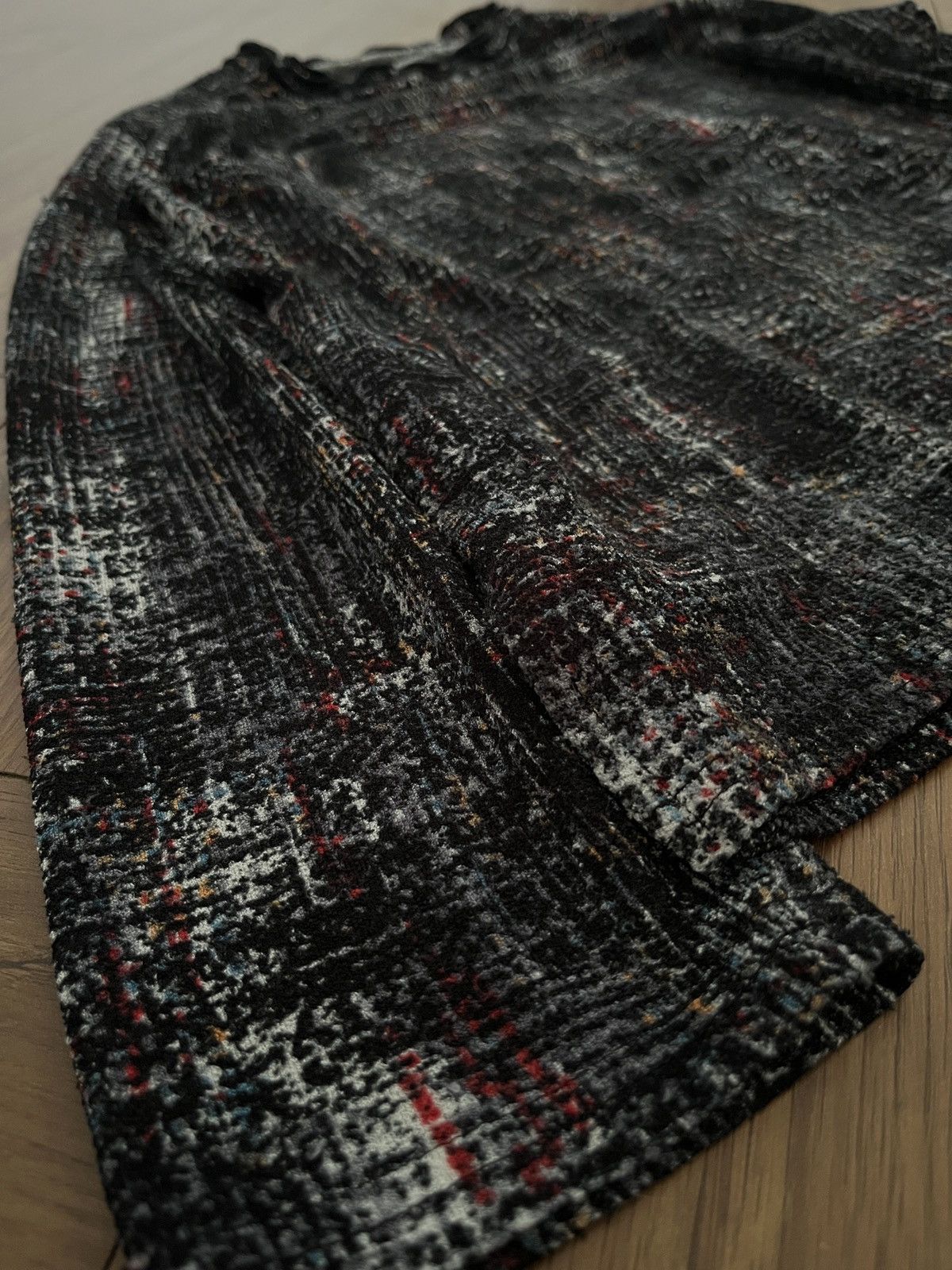 Japanese Brand Yuryota Multicolor Textured Knit Abstract Pattern Size US M / EU 48-50 / 2 - 8 Thumbnail