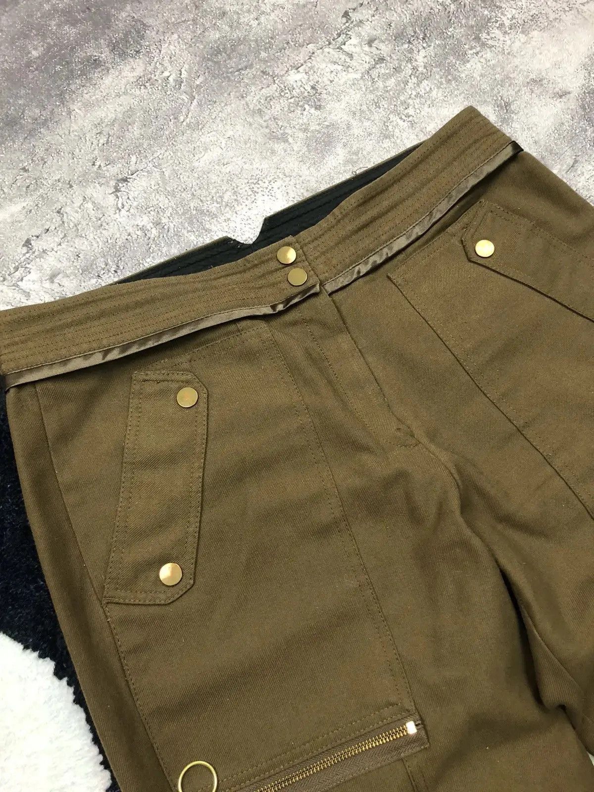 ME+EM ME+EM Vintage Streetwear Avantgarde Pants 14 Size Brown Hype Size 32" / US 10 / IT 46 - 4 Thumbnail