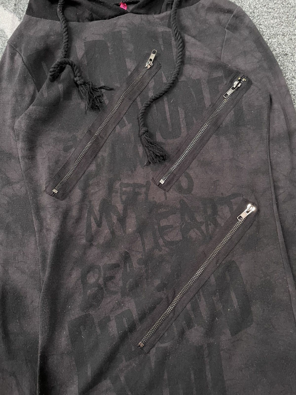 Japanese Brand TRY TO LOVE YOU JAPANESE MULTI ZIPPER STYLE HOODIE Size US S / EU 44-46 / 1 - 7 Thumbnail