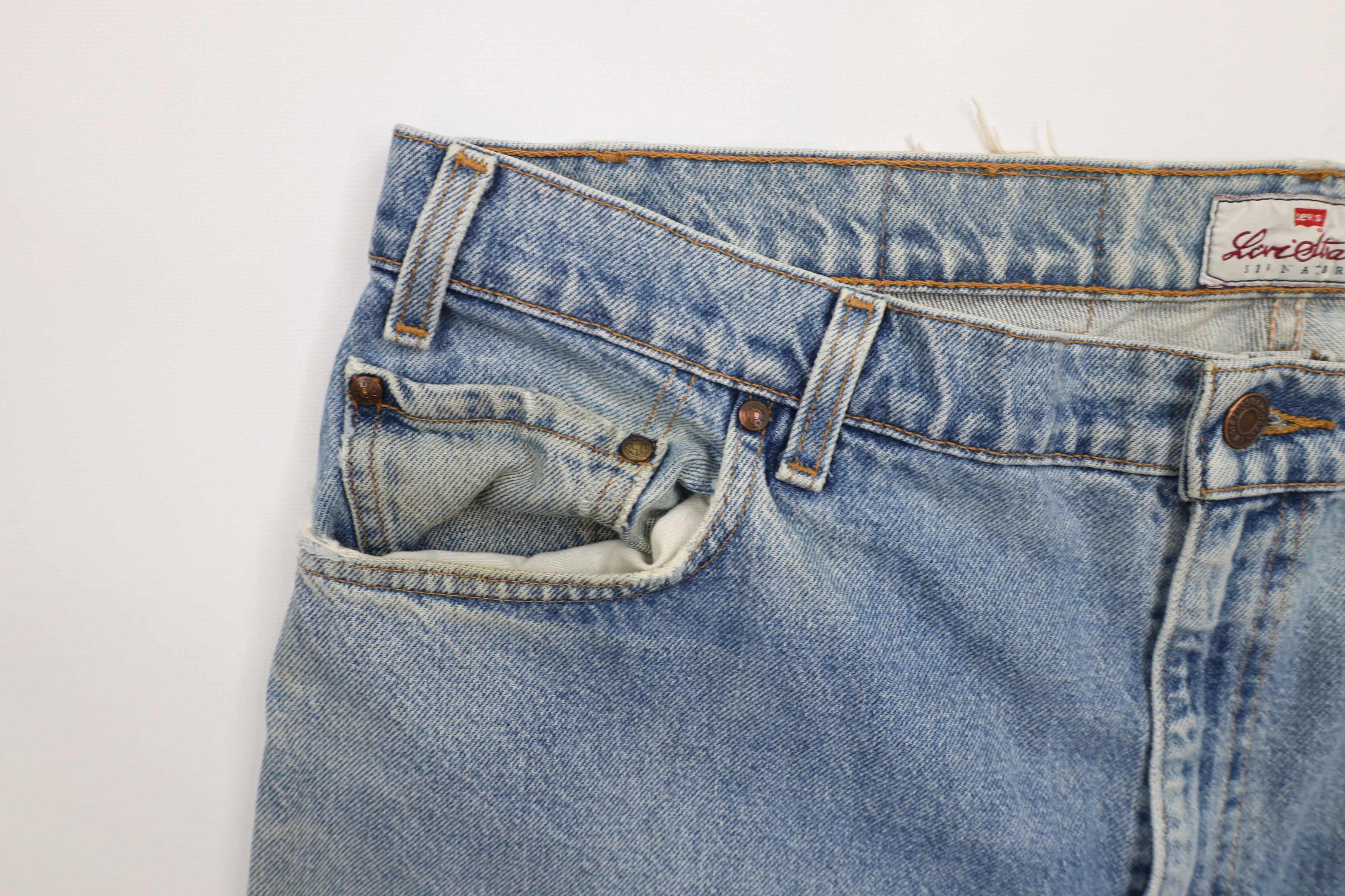 Levi's × Vintage Vintage 90s Levis 540 Relaxed Fit Denim Jeans Blue Cotton Size US 42 / EU 58 - 7 Thumbnail