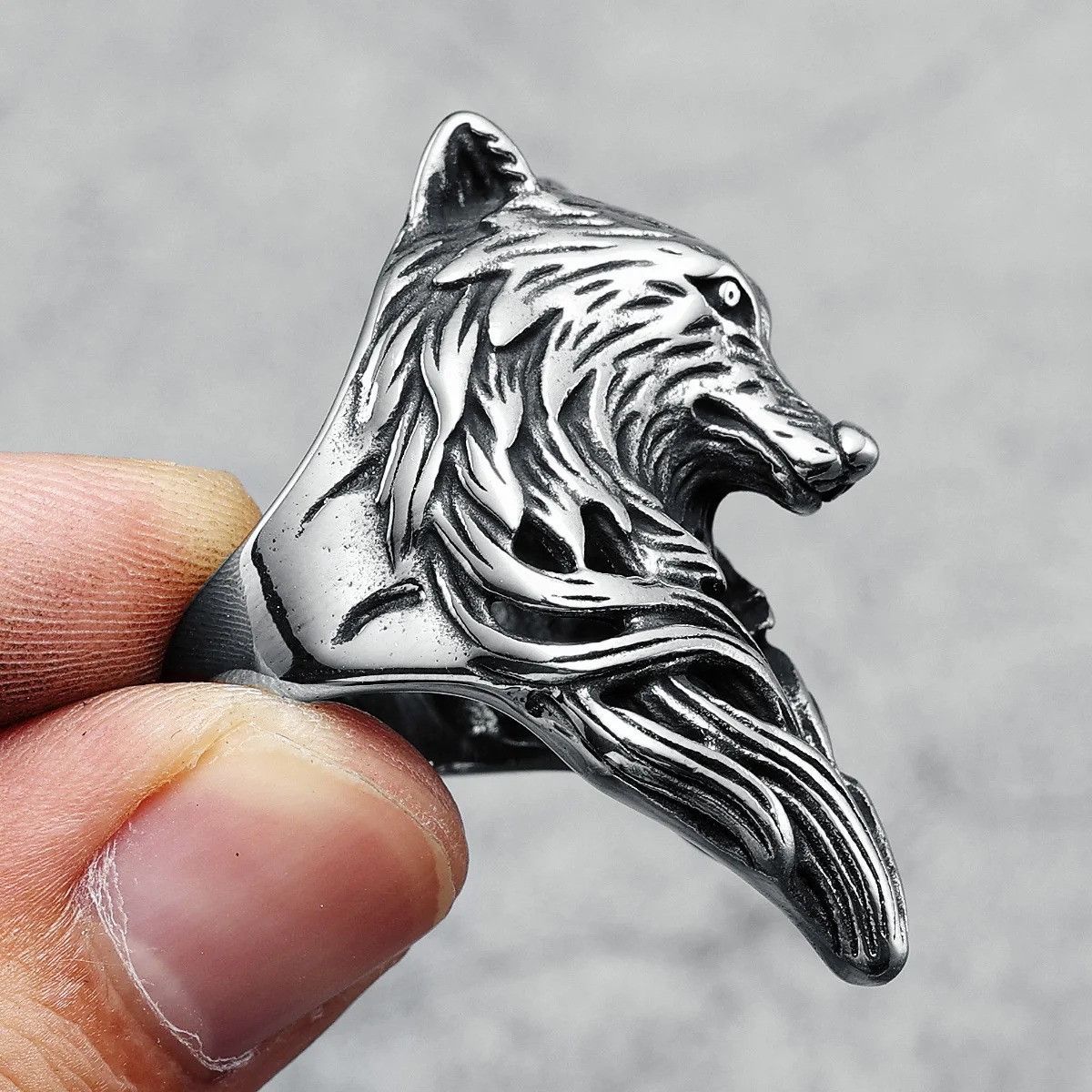 Jewelry Fox Ring Streetwear Jewelry Fashion Gift Size ONE SIZE - 3 Thumbnail
