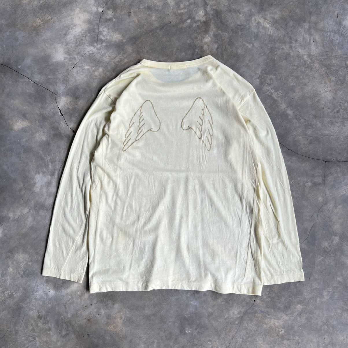 Issey Miyake Issey Miyake Fairy Wings Printed Long Sleeve Shirt Size US M / EU 48-50 / 2 - 1 Thumbnail