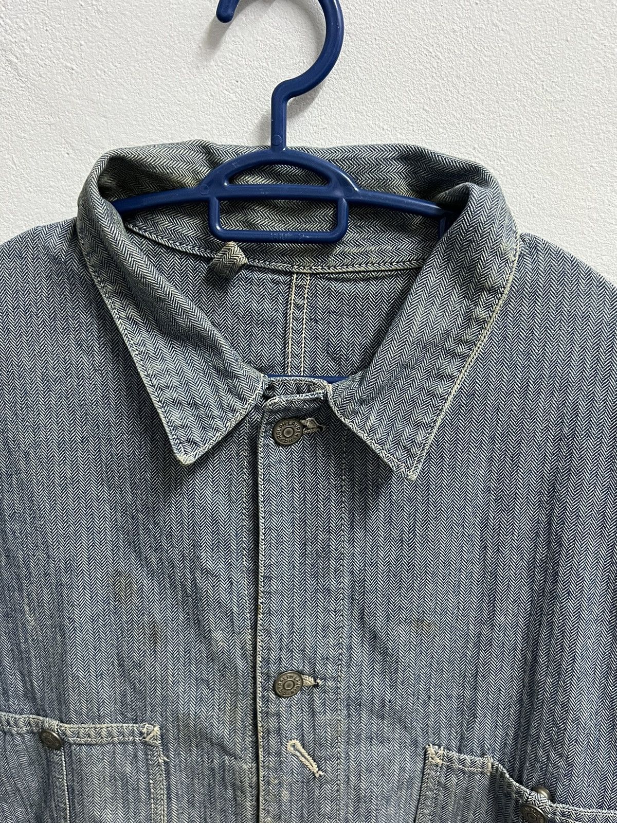 Polo Ralph Lauren Ralph Lauren double RL vintage 90s 5 button up jacket denim Size US XXL / EU 58 / 5 - 2 Thumbnail