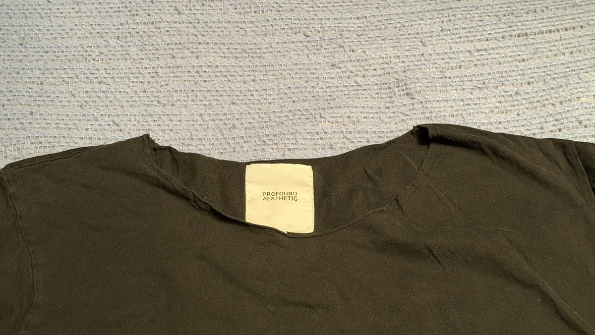 Profound Aesthetic PROFOUND AESTHETIC Black Short Sleeve Pocket Tee Size US XL / EU 56 / 4 - 4 Thumbnail