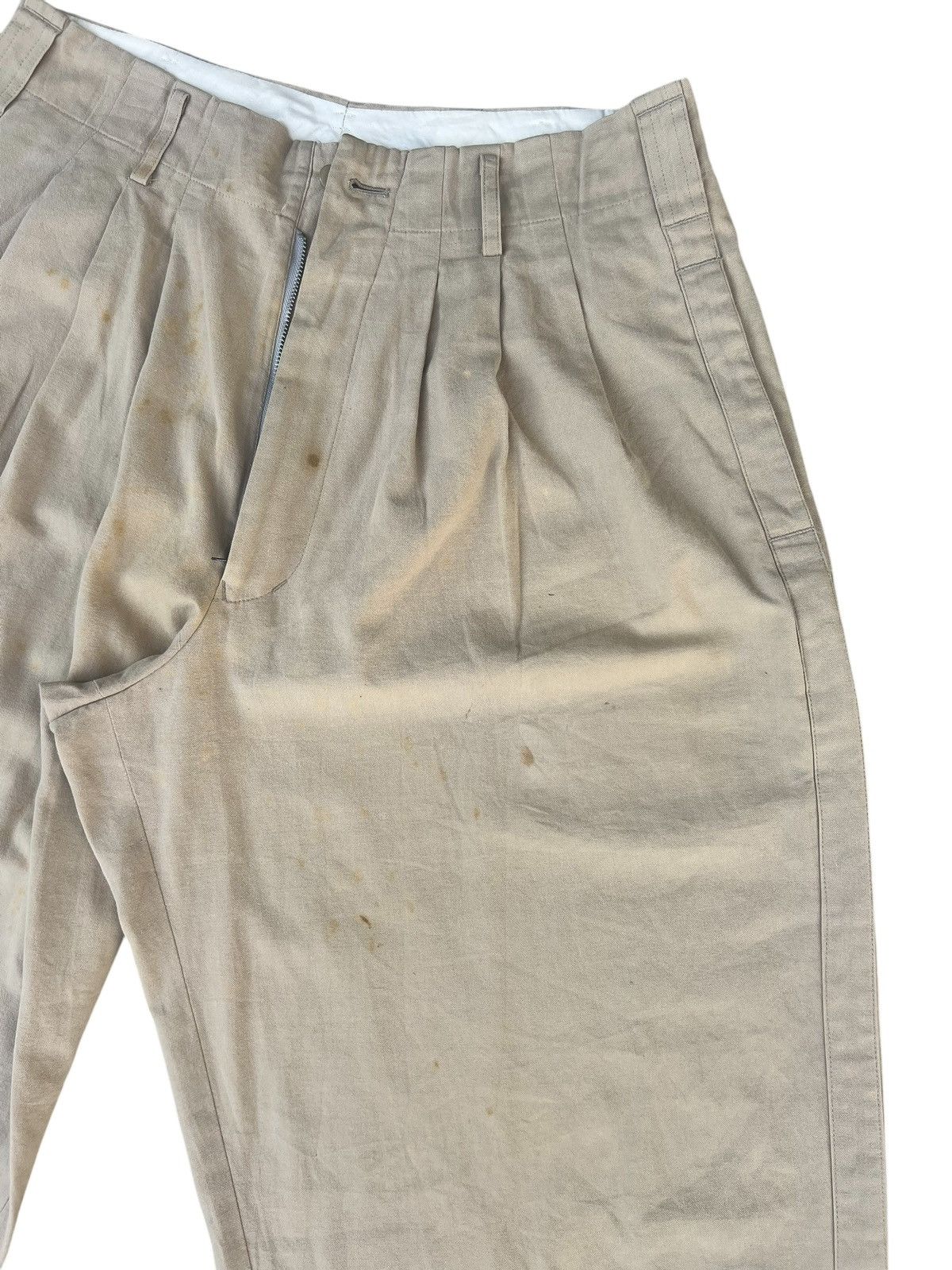 Yohji Yamamoto A/W 1993 Yohji Yamamoto Y’s For Men Stains Baggy Trouser Size US 31 - 11 Thumbnail