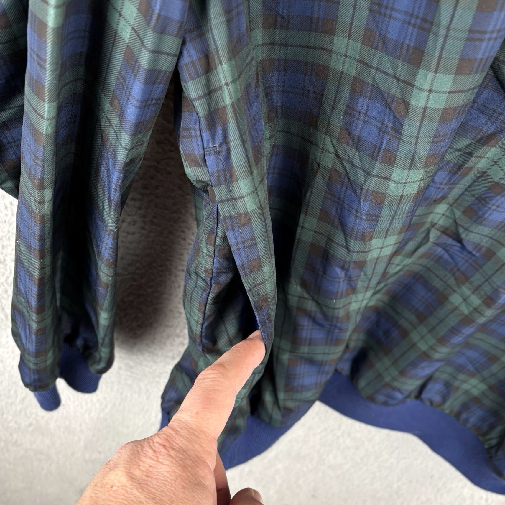 Rains VINTAGE Fuzzy Zoeller Windbreaker Jacket Mens 2XL Tartan Plaid Pockets Zip Full Zip Retro Golf Outdoor Spring Fall Winter Mens Size US XXL / EU 58 / 5 - 3 Thumbnail